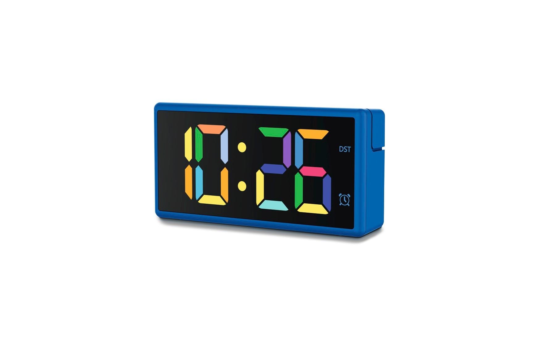 Hama Ibiza Digitalwecker – Snooze, USB, 15 × 7,5 × 3,4 cm, Blau