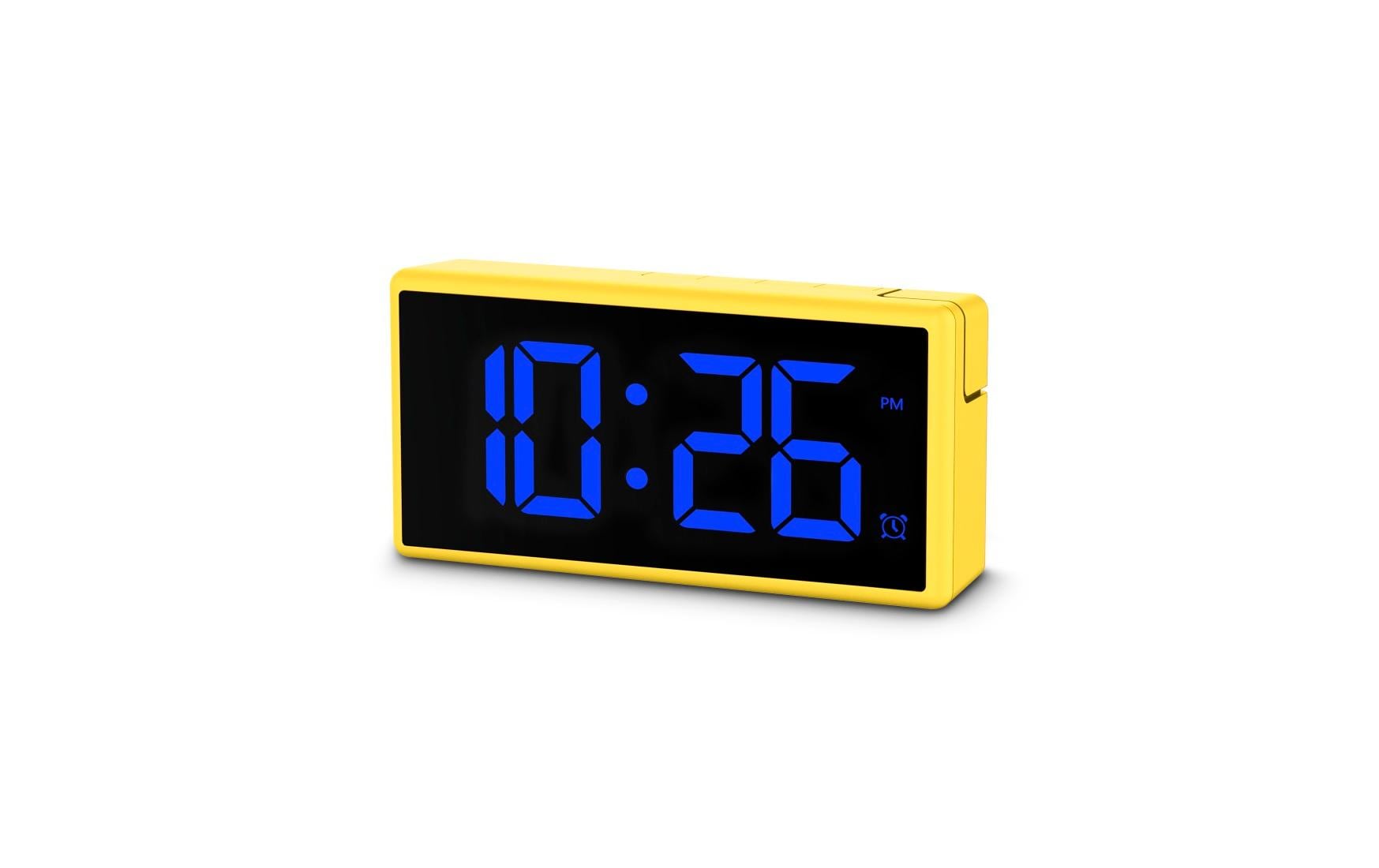 Hama Digitalwecker – Snooze, USB, 15 × 7,5 × 3,4 cm, Gelb