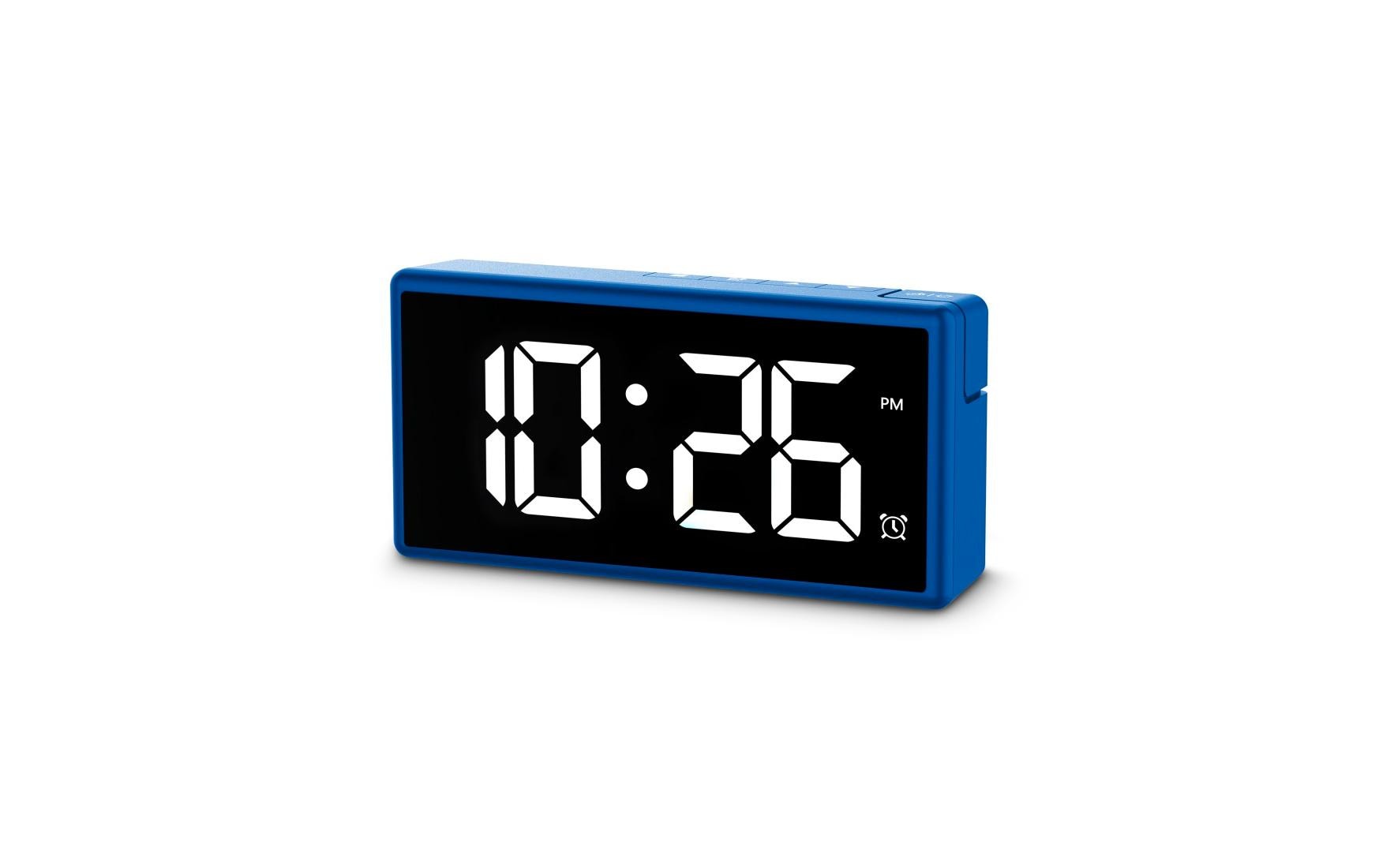 Hama Ibiza Digitalwecker – Snooze, USB, 15 × 7,5 × 3,4 cm, Blau