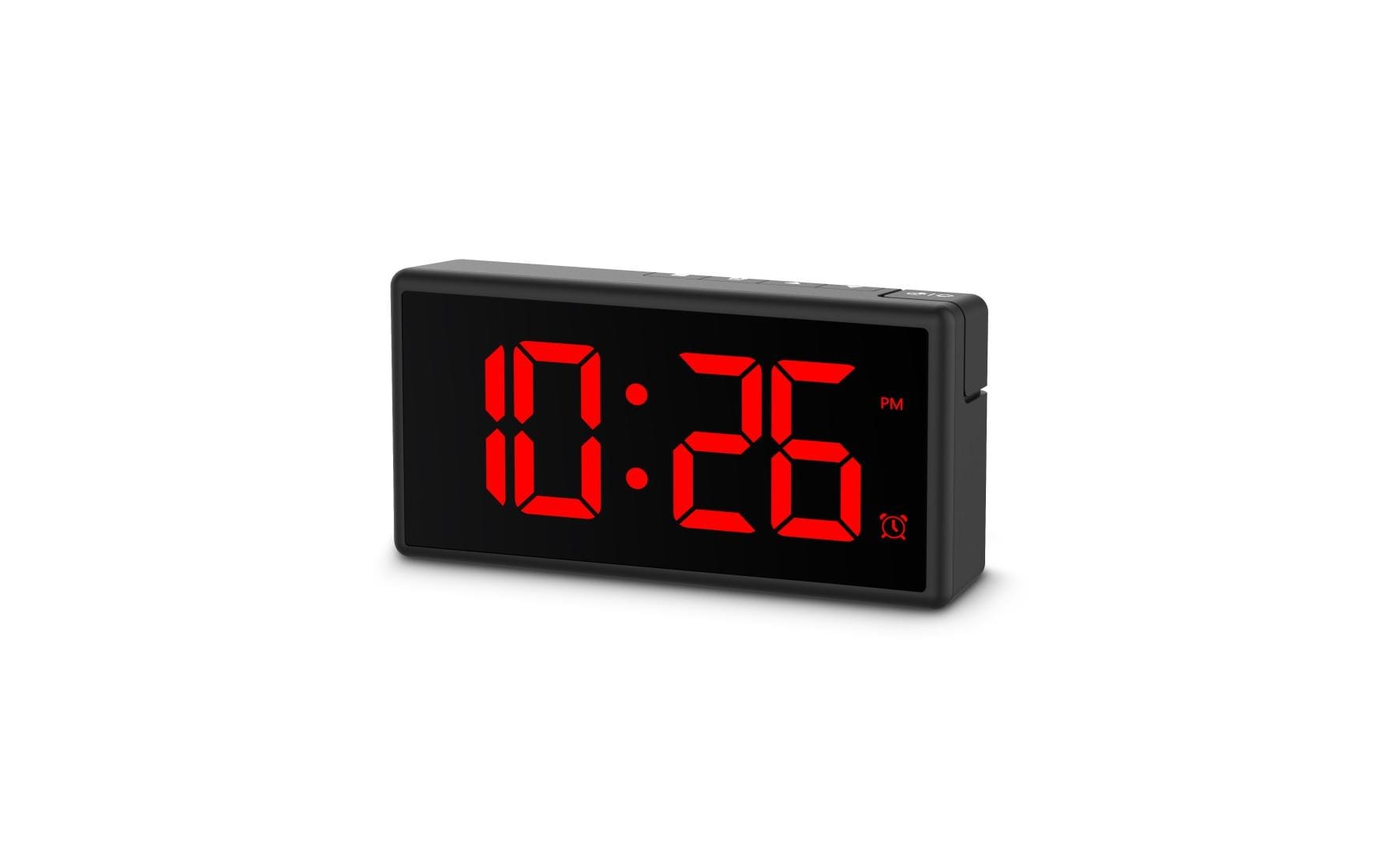Hama Digitalwecker – Snooze, USB, 15 × 7,5 × 3,4 cm, Schwarz