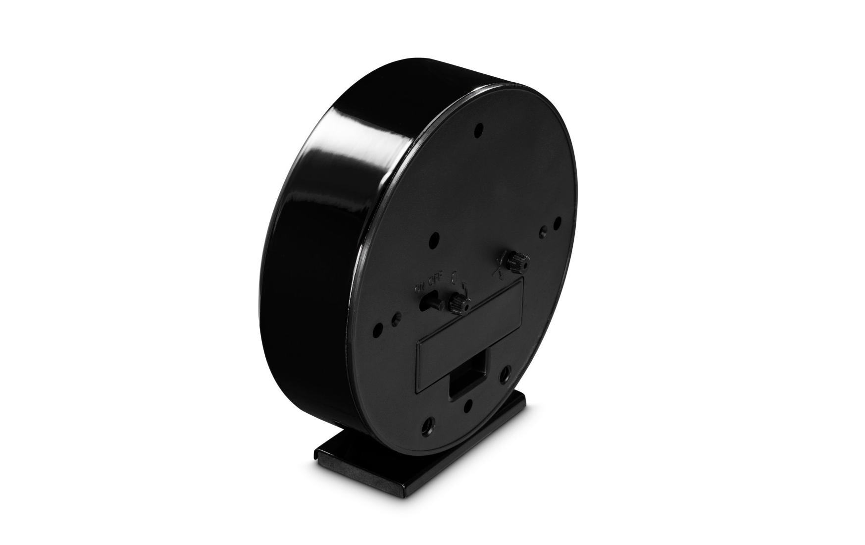 Hama Skye Wecker – Analog, lautlos, Ø 11,2 cm, schwarz, Kunststoff