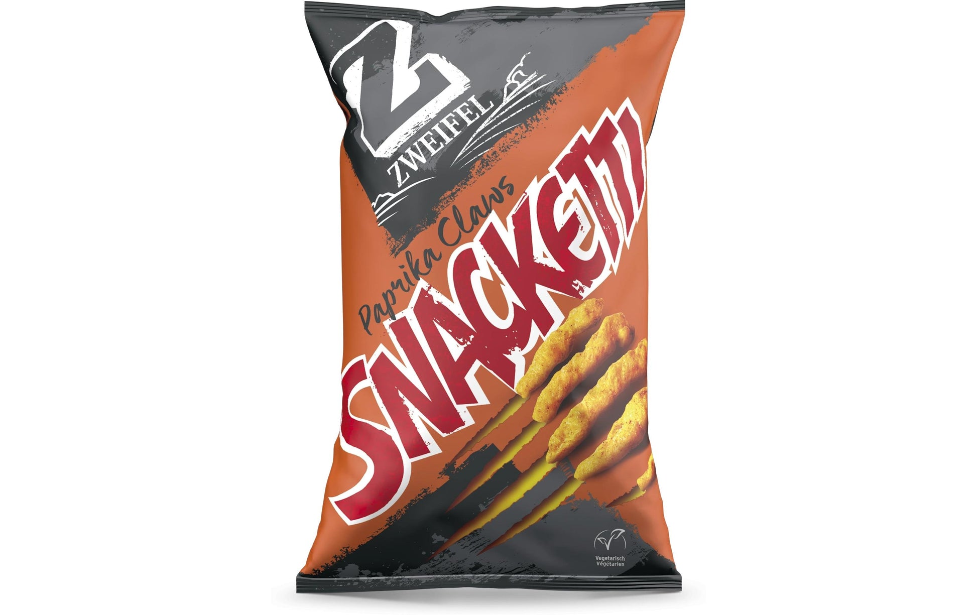 Zweifel Snacketti Chips – Paprika, glutenfrei, vegan – 75 g