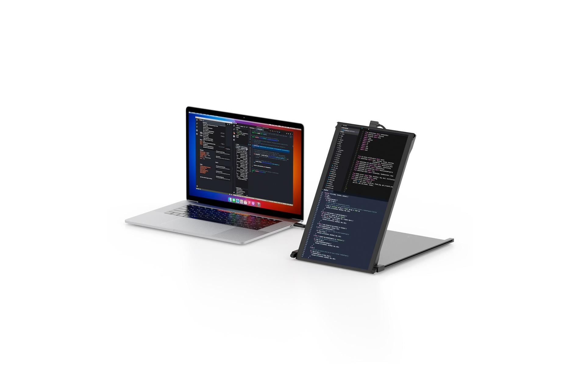 Mobile Pixels Duex Max – Portabler Monitor, 14,1", IPS, 60 Hz, 300 cd/m², für Windows, MacOS, Linux u. a.