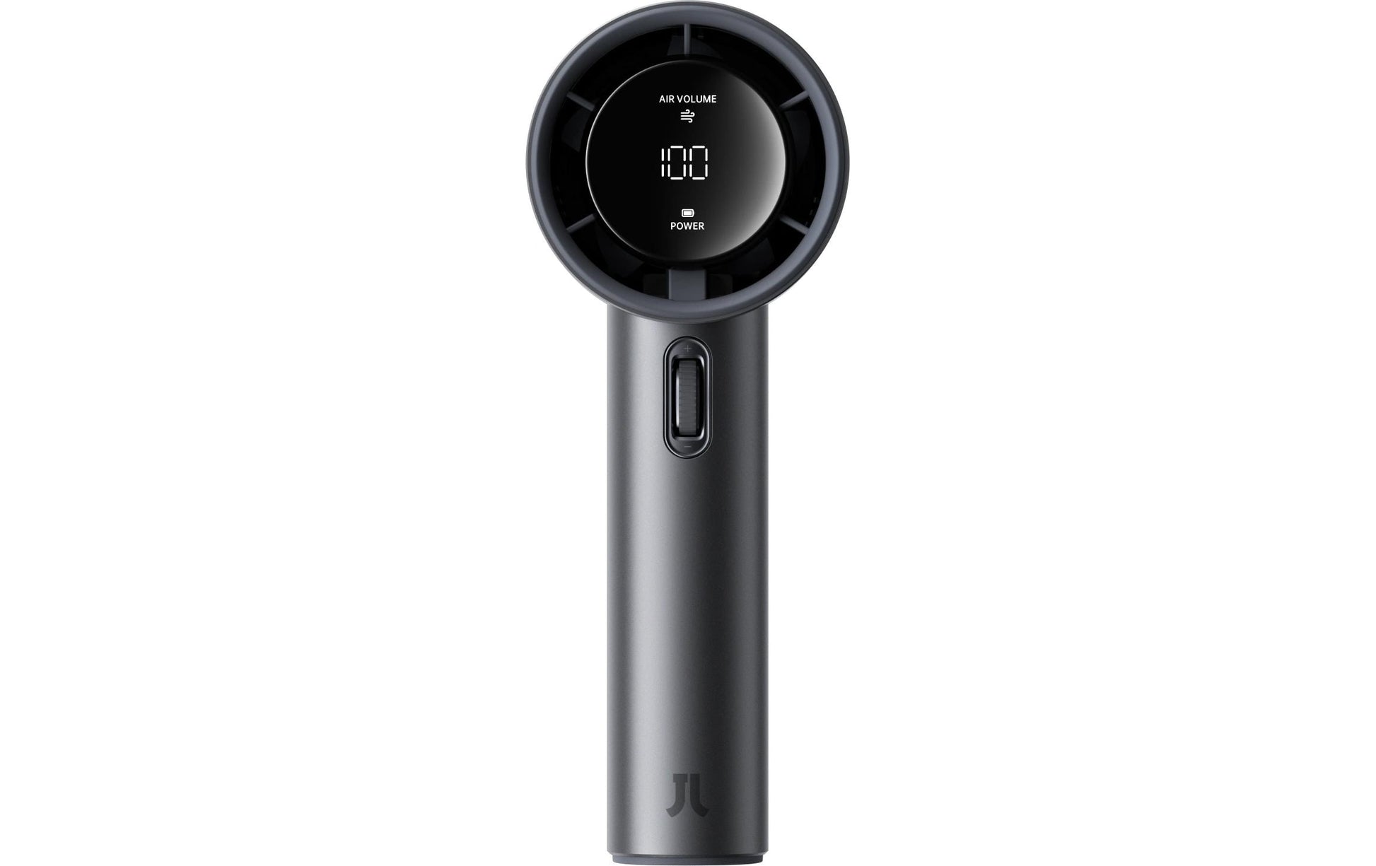 Jisulife Handventilator Pro1S – 100 Stufen, 5000 mAh, USB-C, 15 h, Dunkelgrau