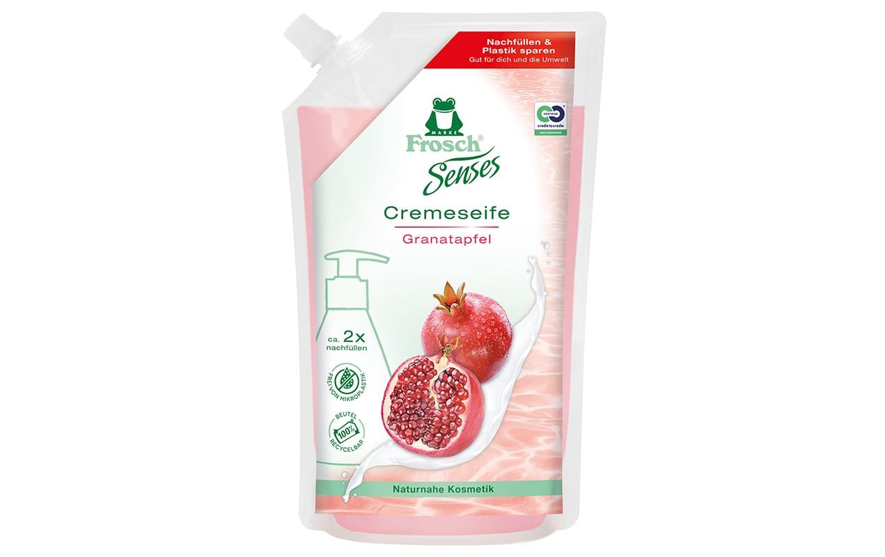 Frosch Flüssige Handseife – Granatapfel – Nachfüllbeutel – 500 ml