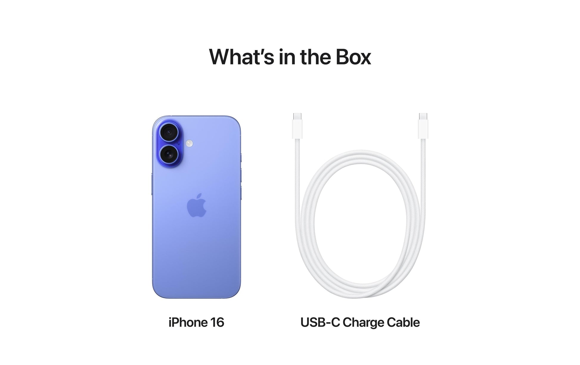Apple iPhone 16 Marine – 6,1", 2556 × 1179, iOS 18, 128 GB, 8 GB, Dual-SIM, 5G