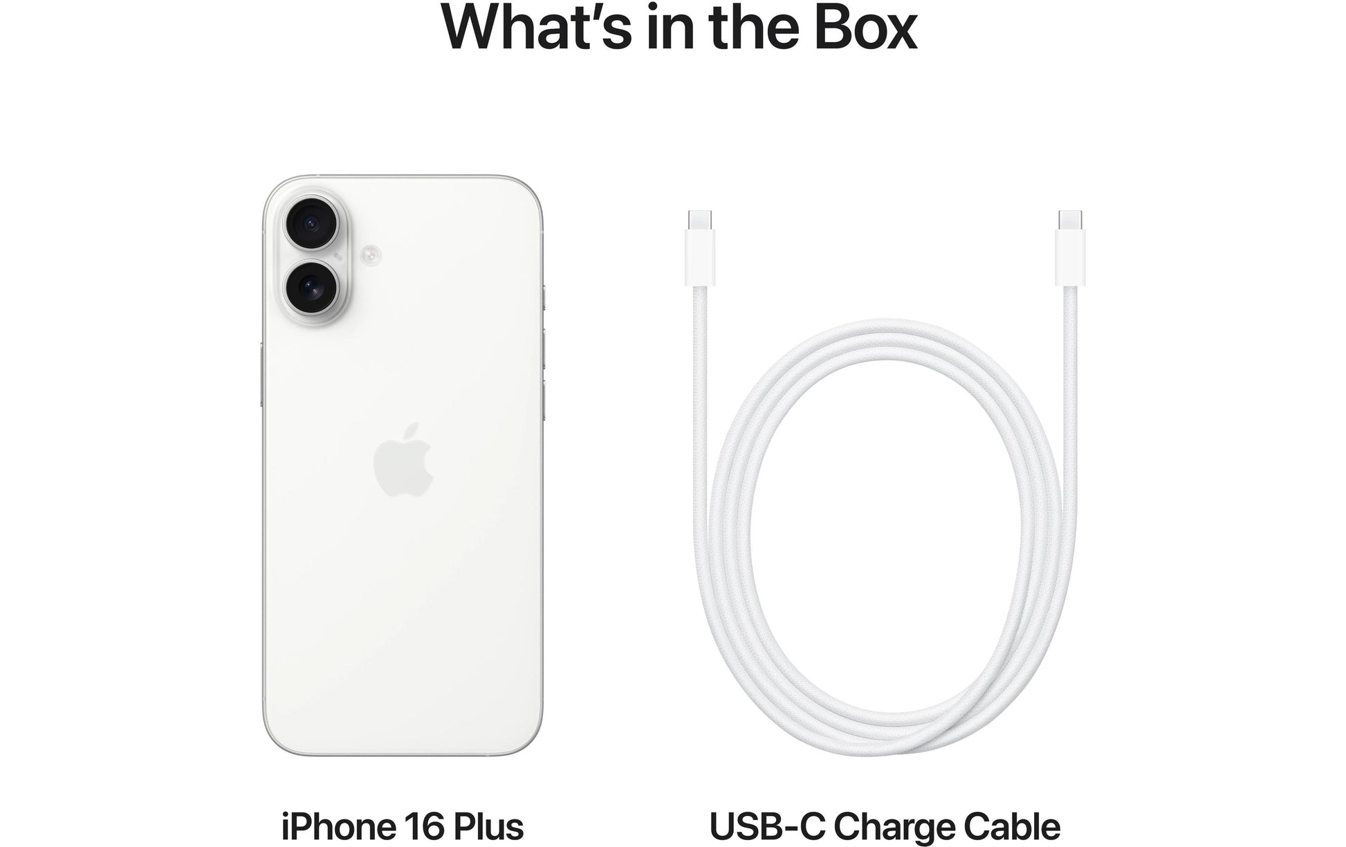Apple iPhone 16 Plus – 128 GB, Weiss