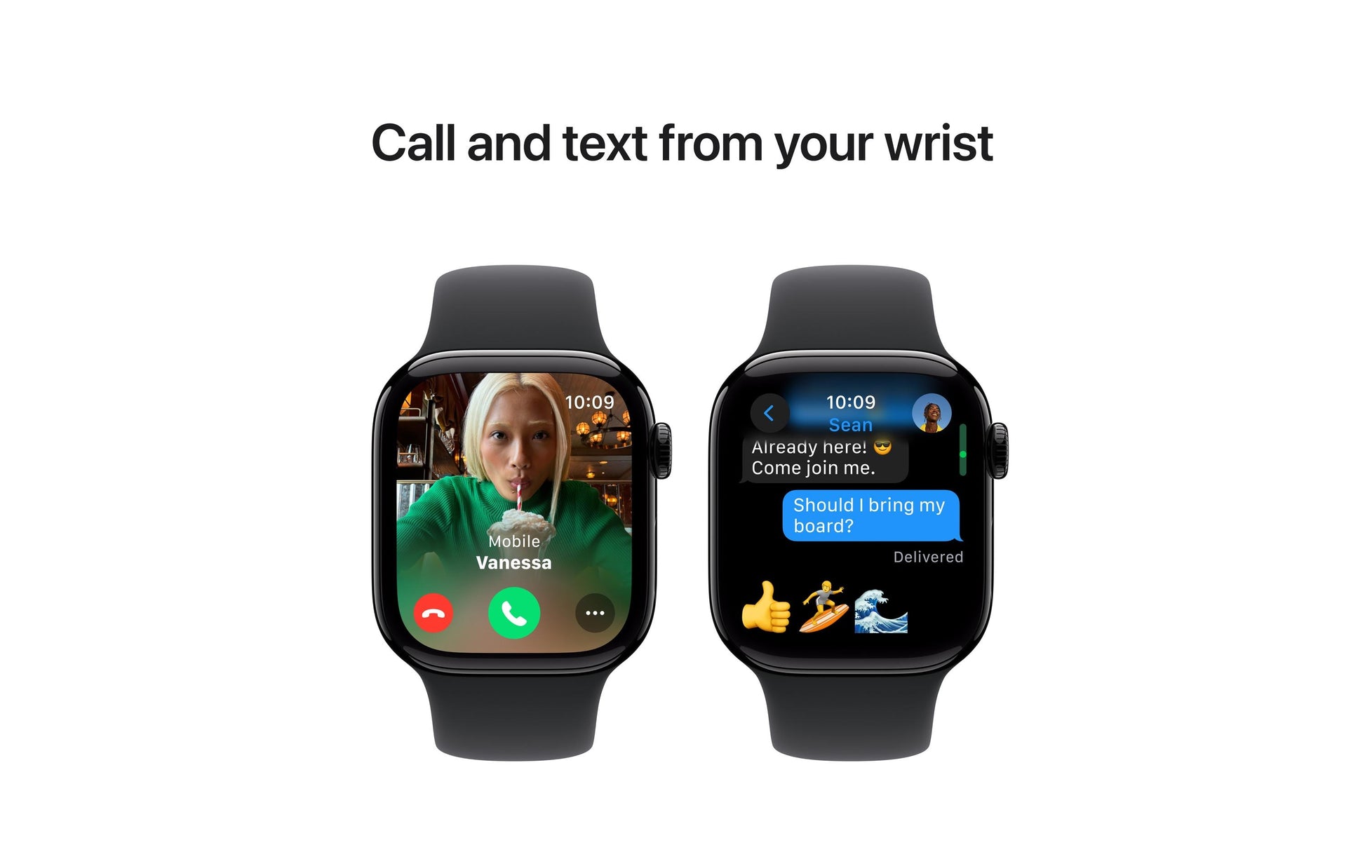 Apple Watch S10 GPS – Smartwatch – 42 mm, OLED, 50 m, IP6X, Schwarz, Aluminium, Bandgrösse M/L