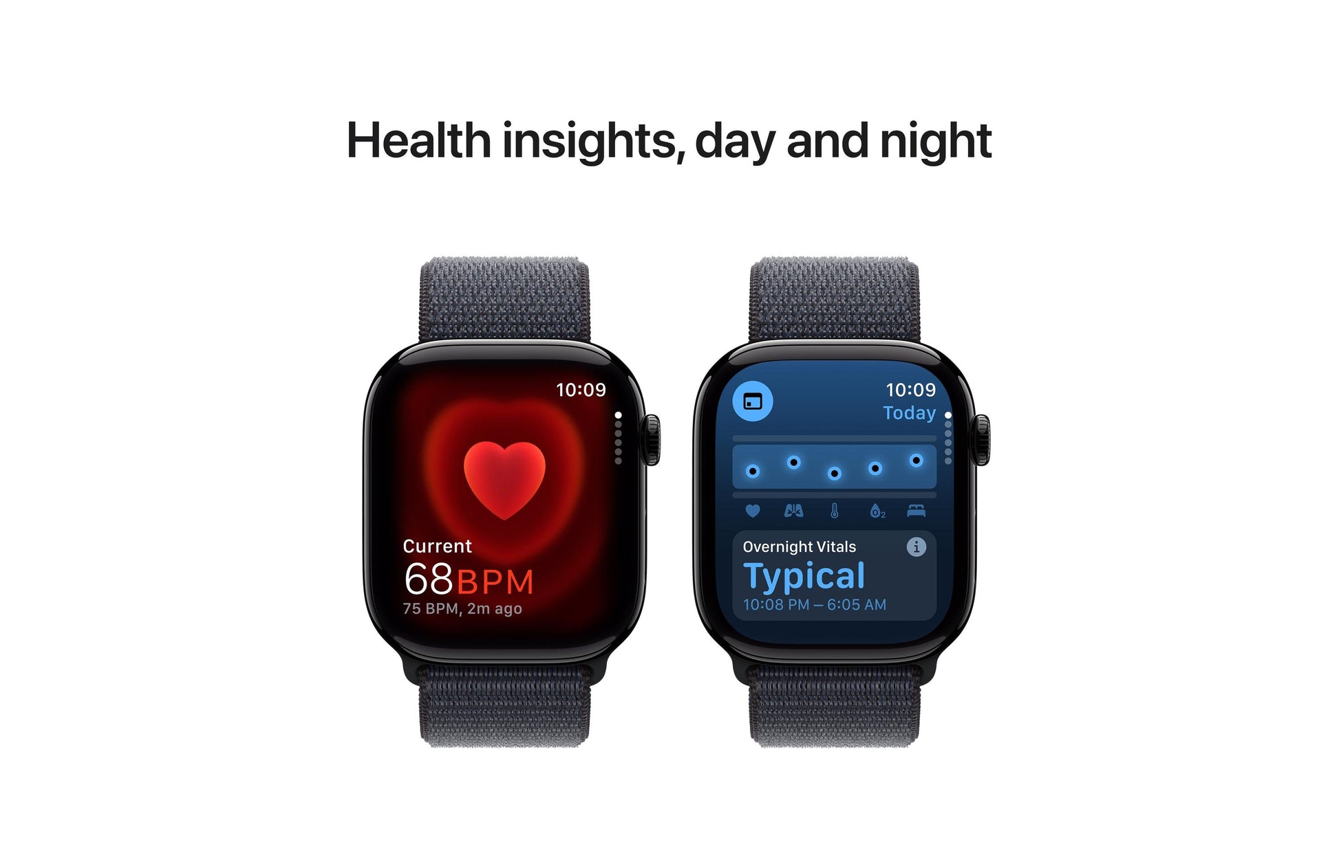Apple Watch S10 – Smartwatch – 46 mm, GPS, AMOLED, 50 m, Jet Black, Ink Sport Loop