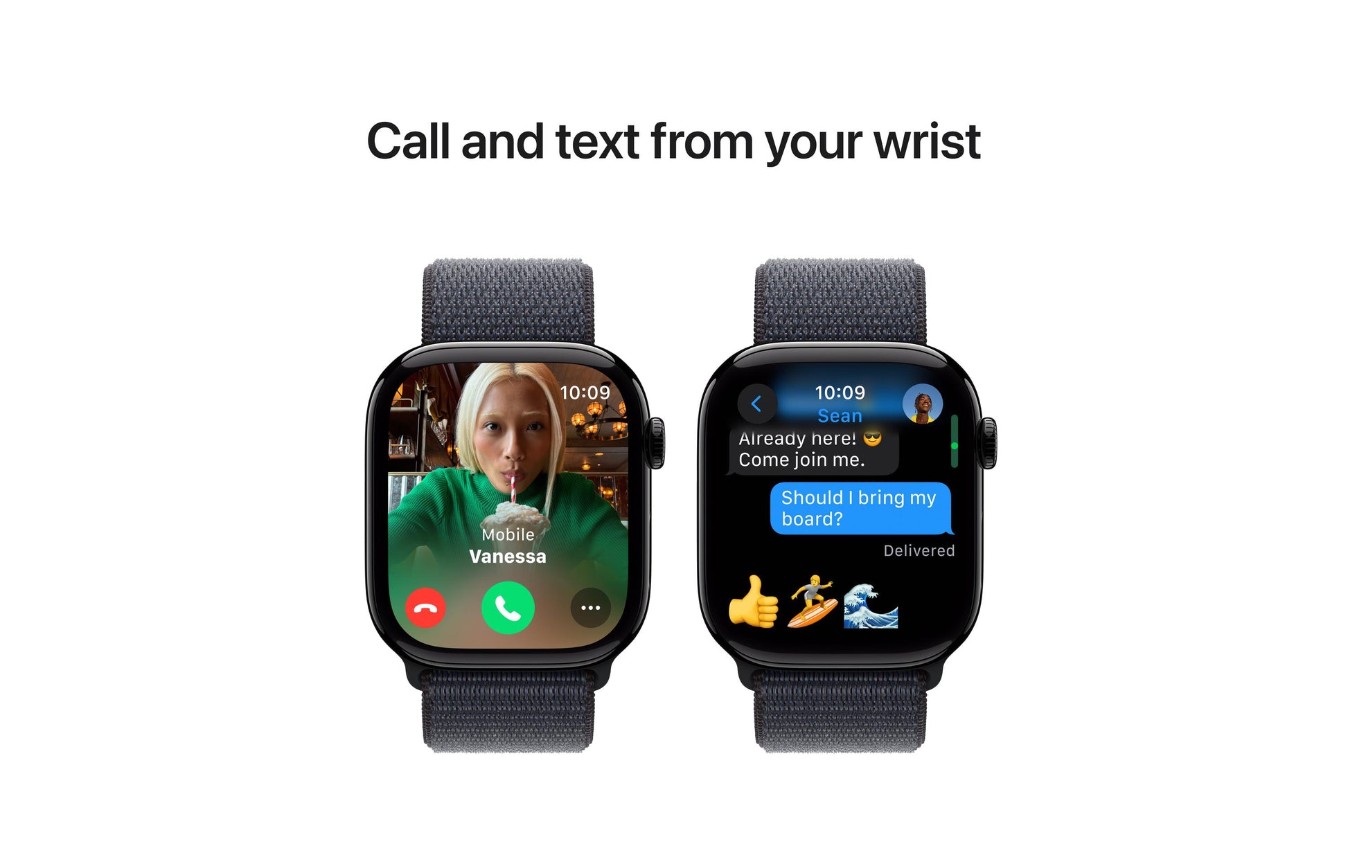 Apple Watch S10 – Smartwatch – 46 mm, GPS, AMOLED, 50 m, Jet Black, Ink Sport Loop