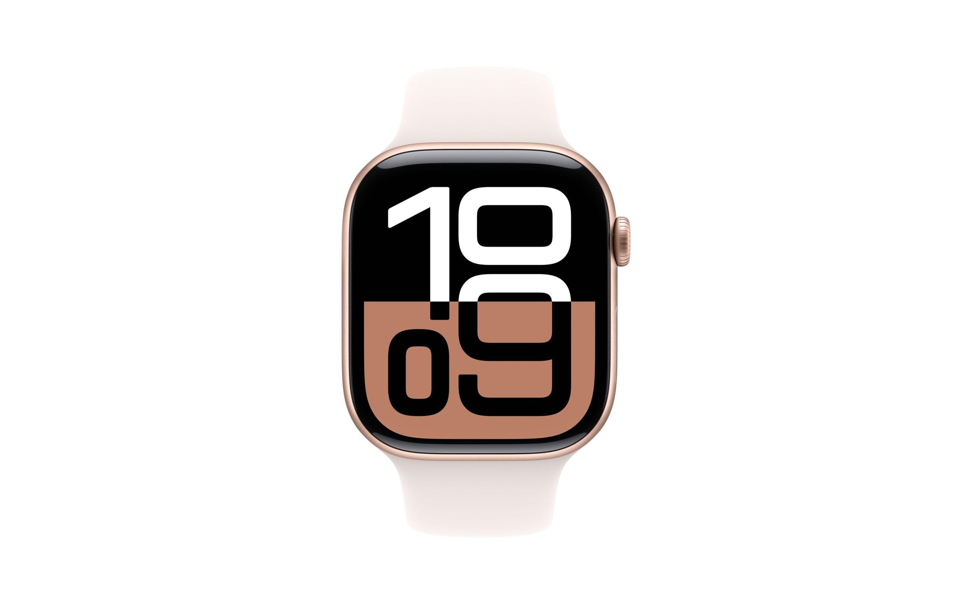 Apple Watch S10 – Smartwatch – 39 mm, LTE, 50 m, Roségold Aluminium, Light Blush Sportarmband M/L