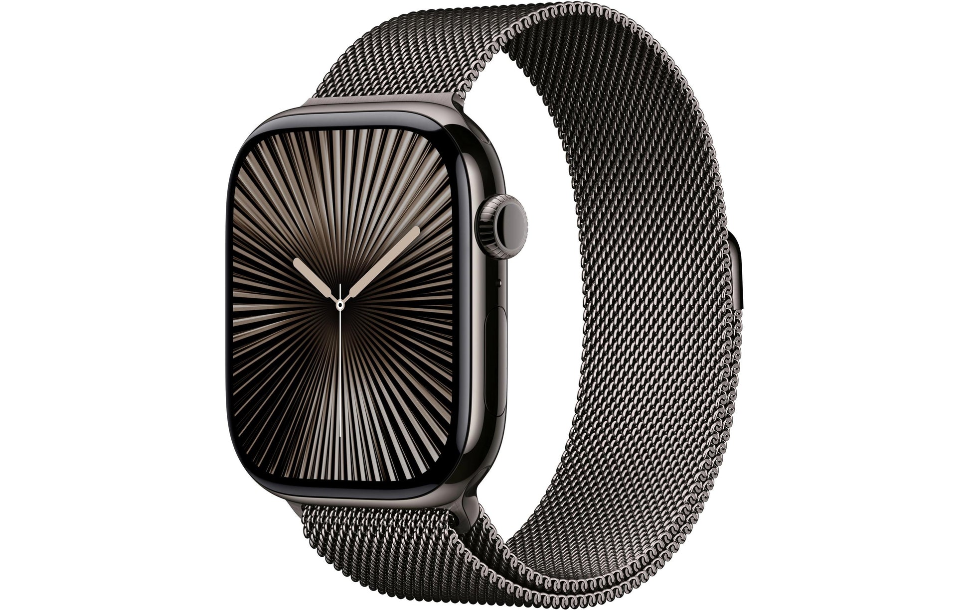 Apple Watch S10 Titan – Smartwatch – 46 mm, LTE, OLED, 50 m, Slate, M/L, Milanese Loop