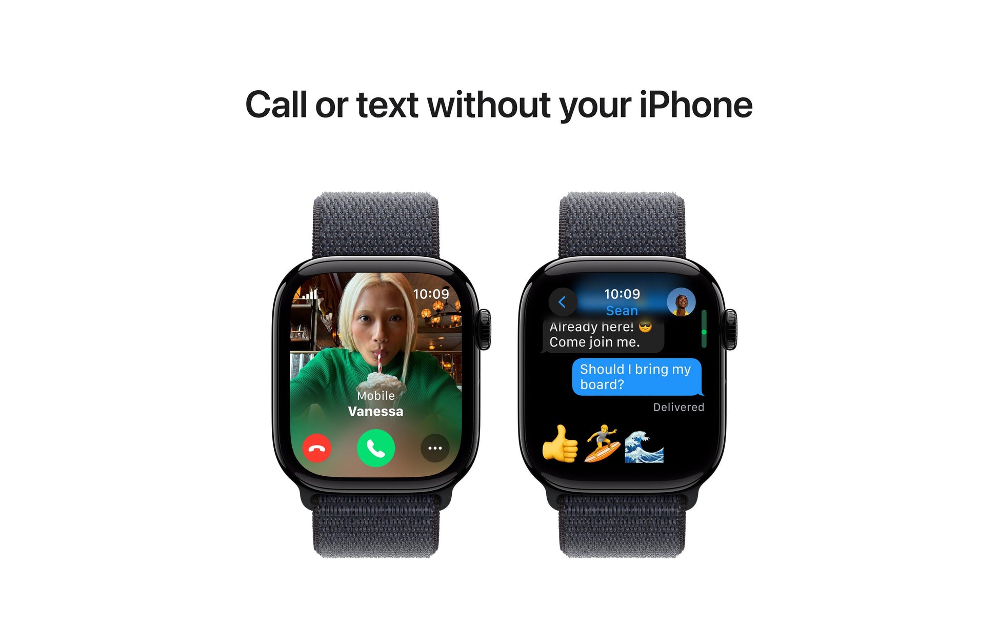 Apple Watch S10 – Smartwatch – 42 mm, LTE, OLED, 50 m, Schwarz, Aluminium Loop