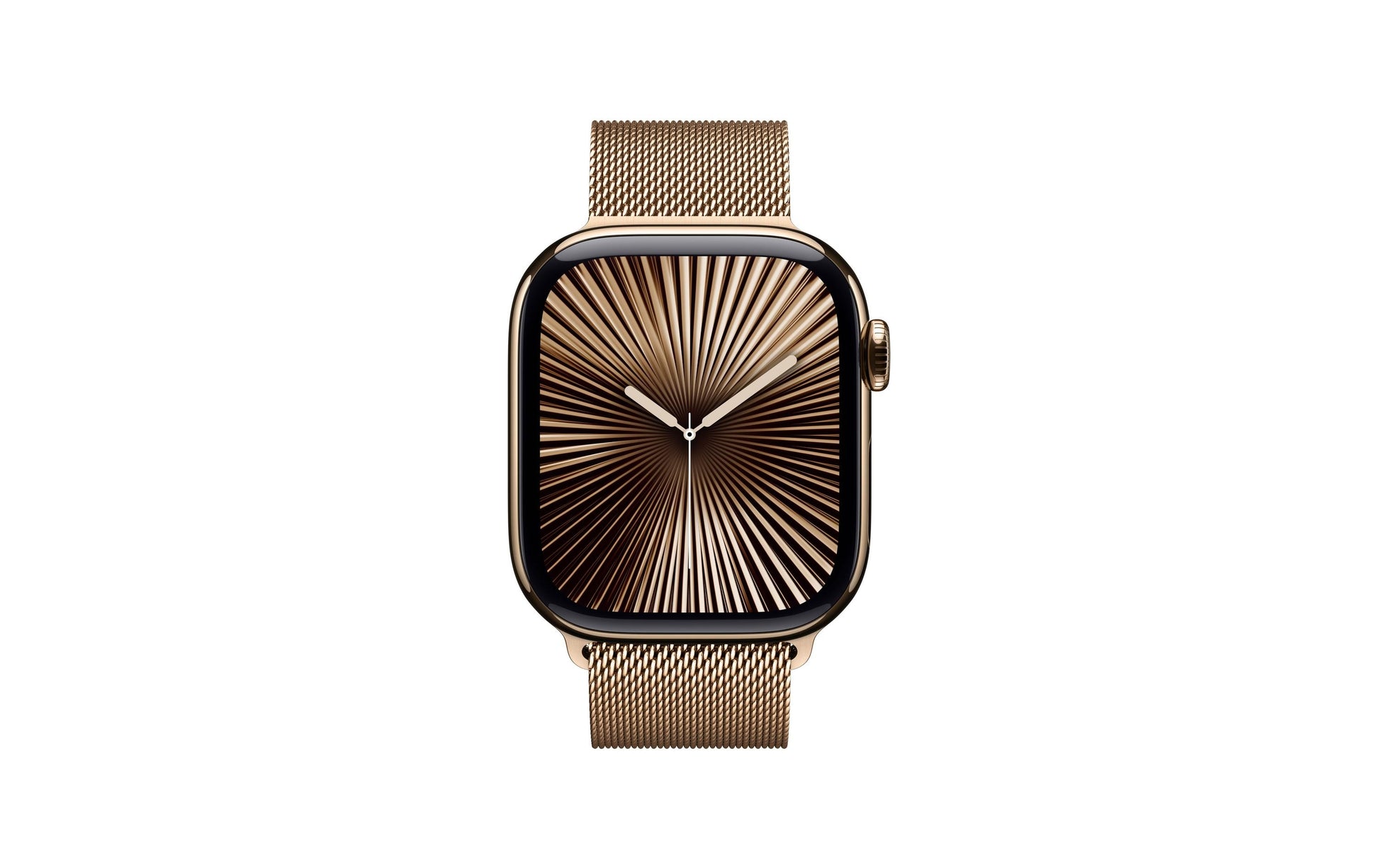 Apple Watch S10 – Smartwatch – 42 mm, LTE, OLED, 50 m, Gold, Titan, Milanese Loop