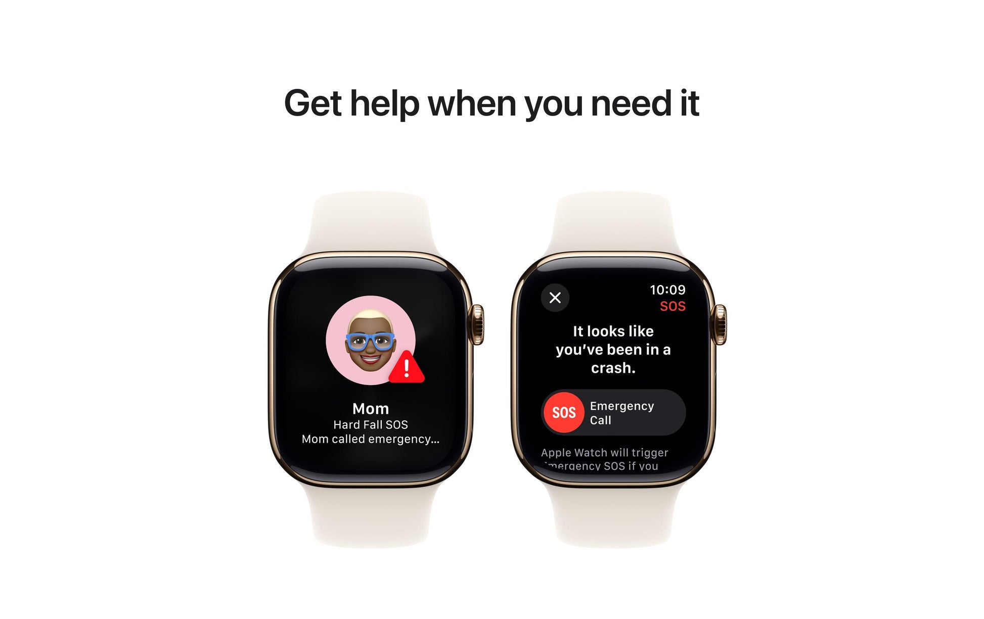 Apple Watch S10 – Smartwatch – 42 mm, LTE, OLED, 50 m, Gold Titan, Bandgrösse S/M, Sportarmband