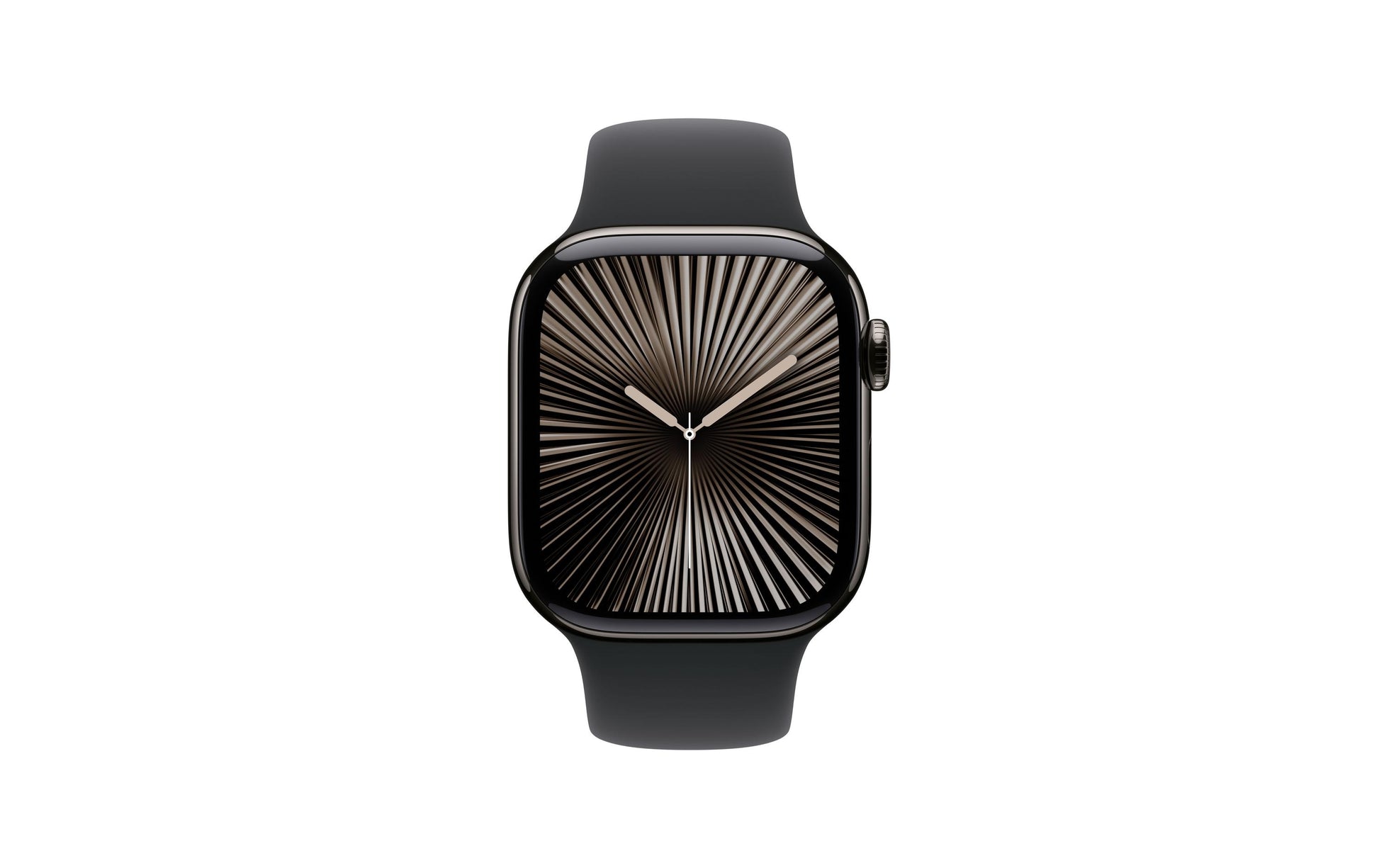 Apple Watch S10 Slate Titanium – Smartwatch – 42 mm, LTE, OLED, 50 m, Slate Titanium, Schwarz, M/L, Sportarmband