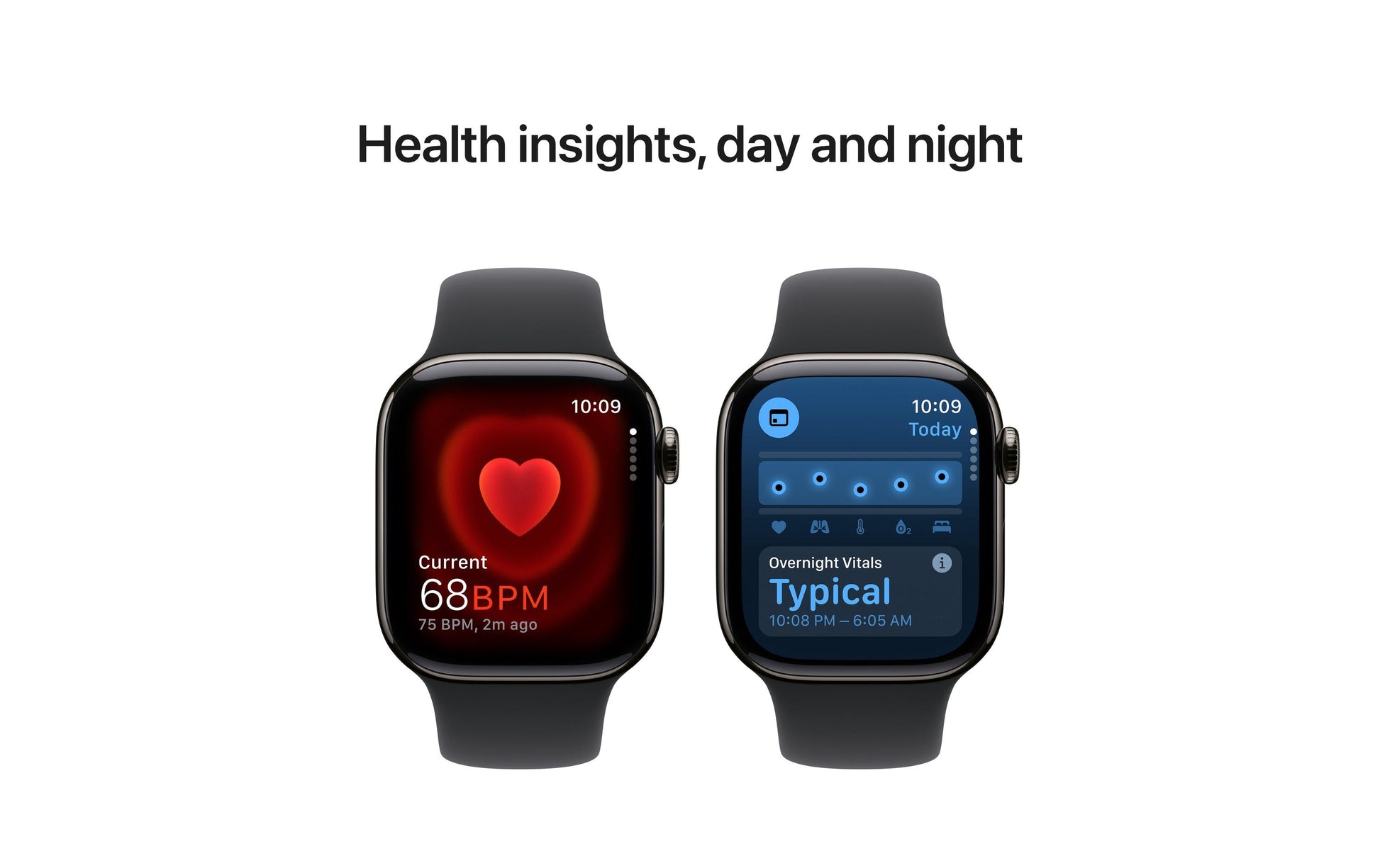 Apple Watch S10 Slate Titanium – Smartwatch – 42 mm, LTE, OLED, 50 m, Slate Titanium, Schwarz, M/L, Sportarmband