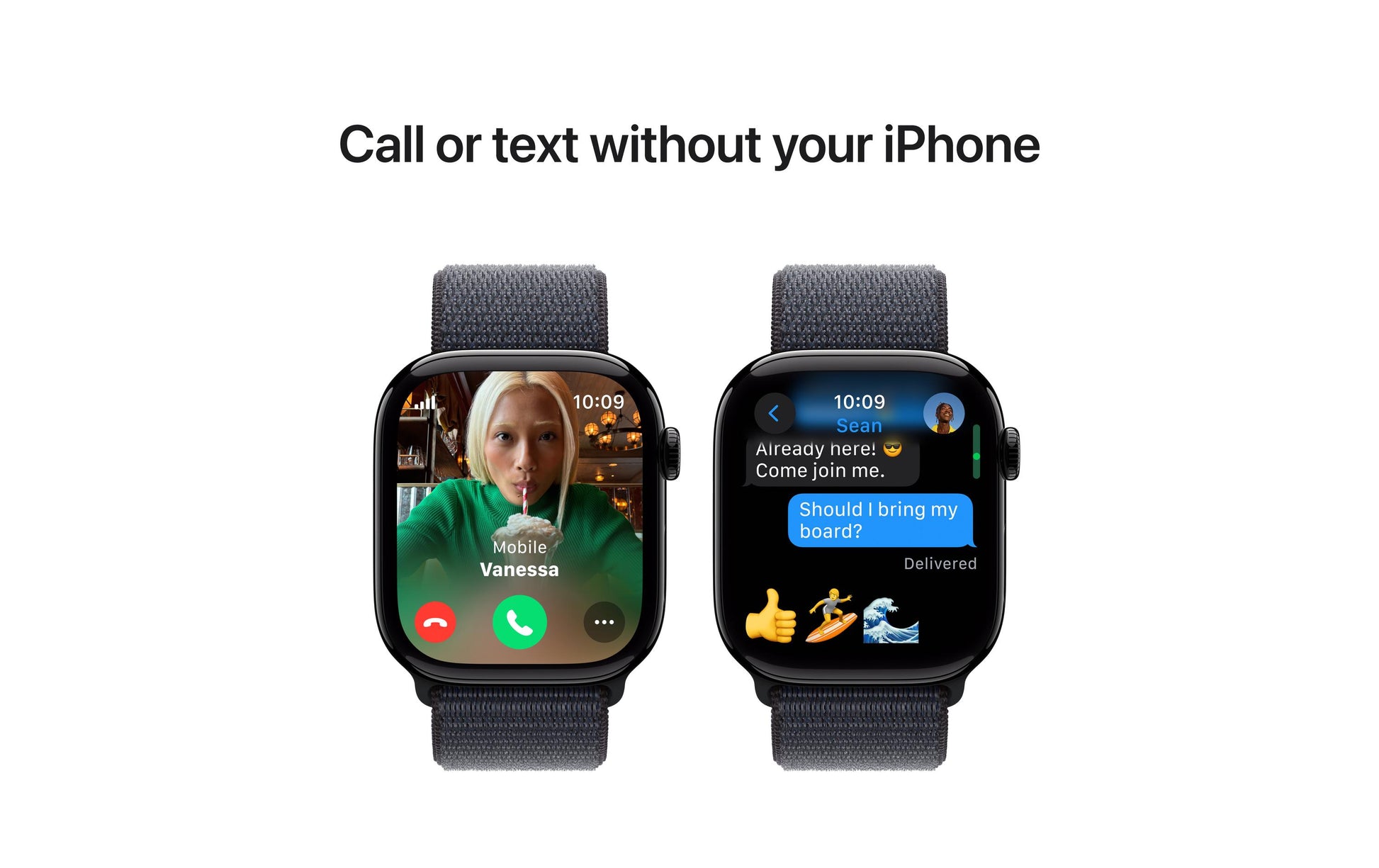 Apple Watch S10 – Smartwatch – 46 mm, LTE, OLED, 50 m, Jet Black Aluminium, Ink Sport Loop
