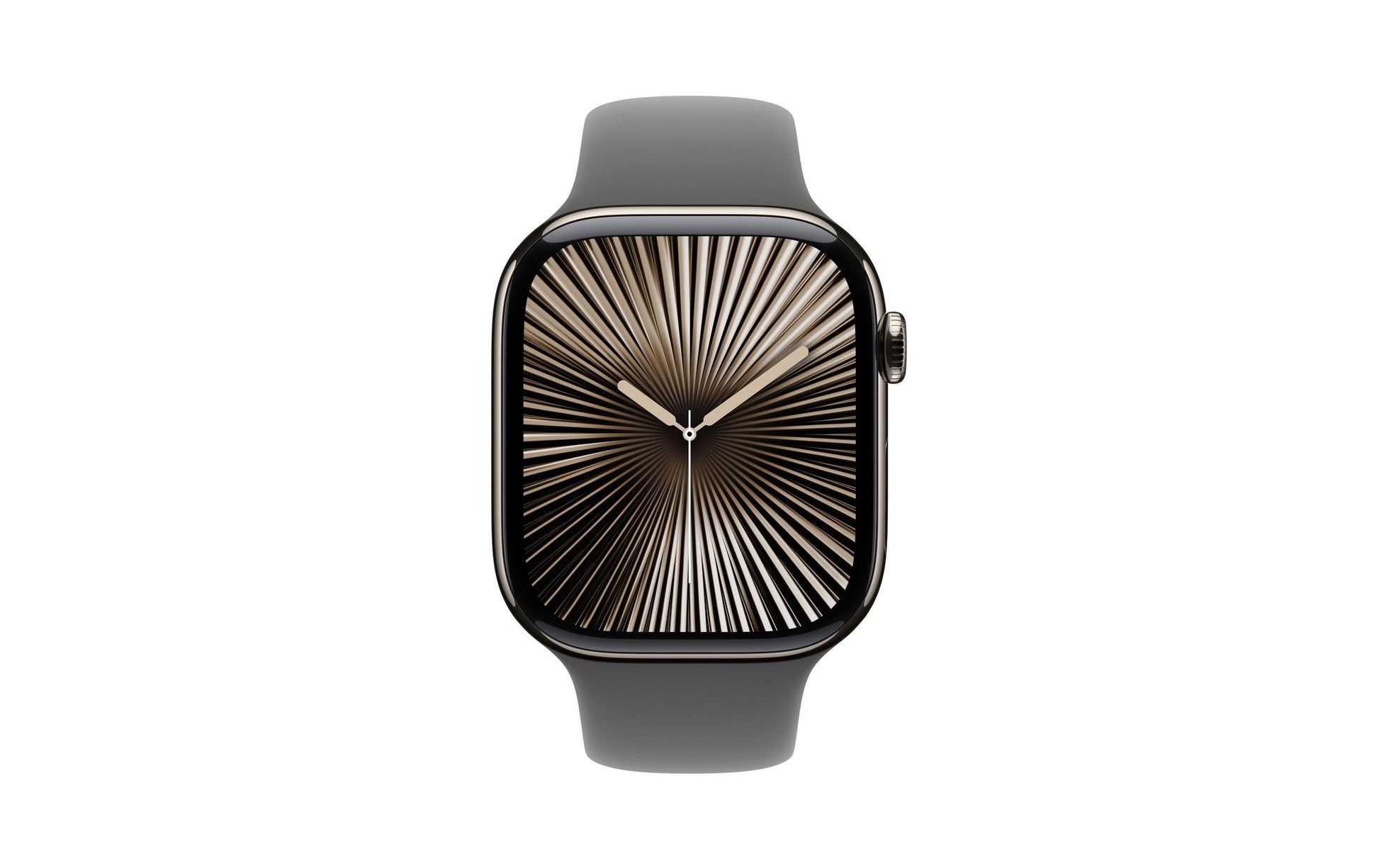 Apple Watch S10 – Smartwatch – 46 mm, LTE, OLED, 50 m, Natural Titanium, Stone Grey Sportarmband (M/L)