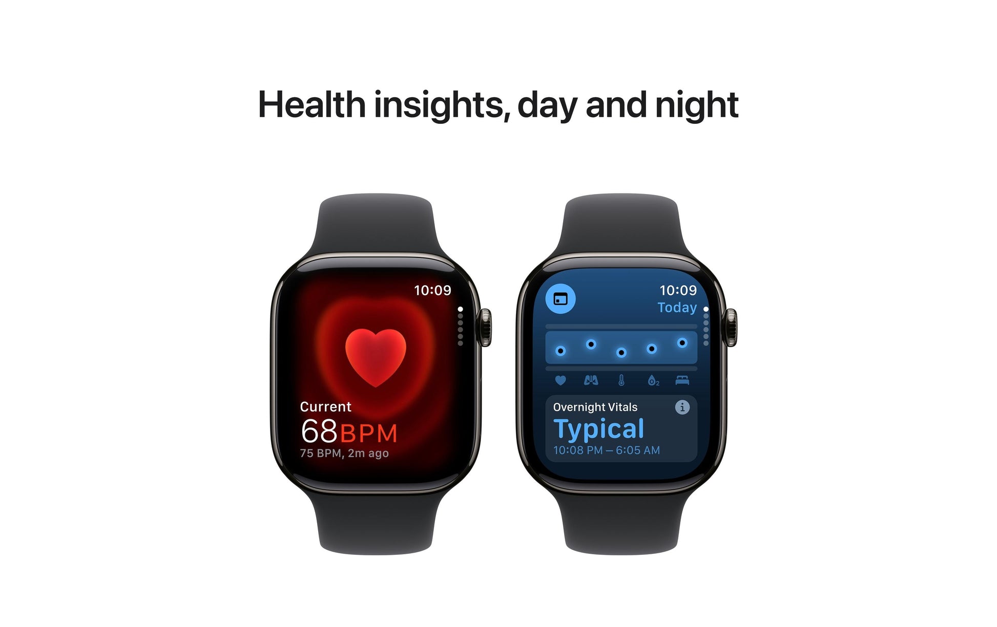 Apple Watch S10 – Smartwatch – 46 mm, LTE, OLED, 50 m, Slate Titanium, Schwarz, Band S/M, Sportarmband