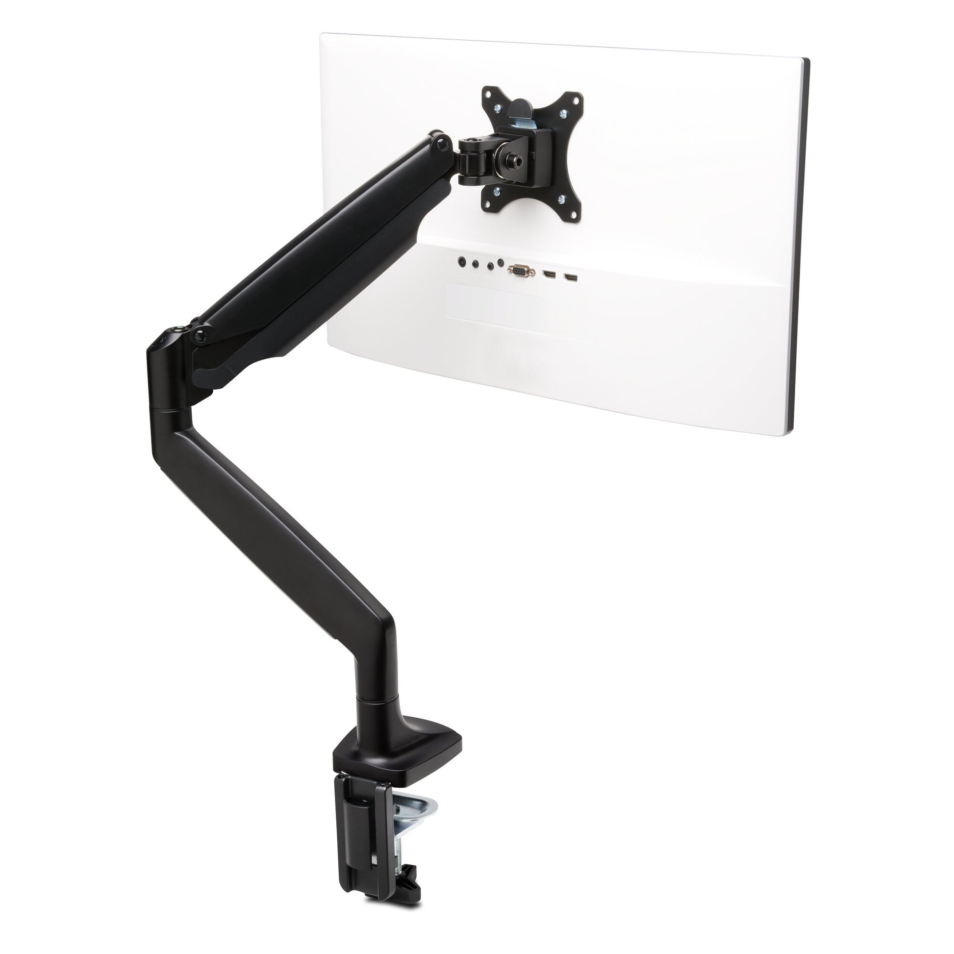 Kensington One Touch SmartFit – Monitorarm, C-Klemme/Tülle, bis 34", VESA 75 × 75/100 × 100 mm, schwarz