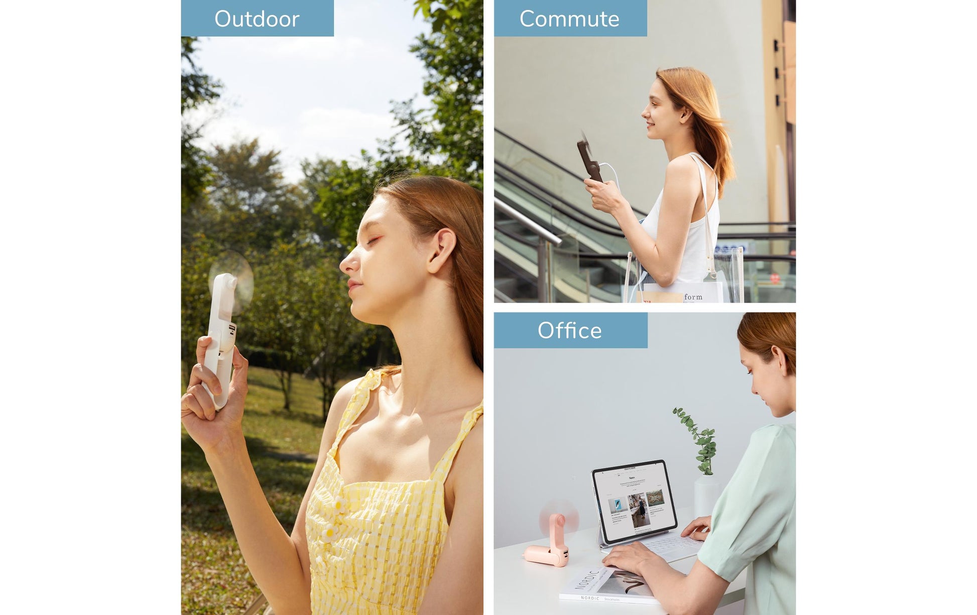 Jisulife Handventilator Life 8 Plus – 3 Stufen, 4500 mAh, USB-C, 46 h, Weiss