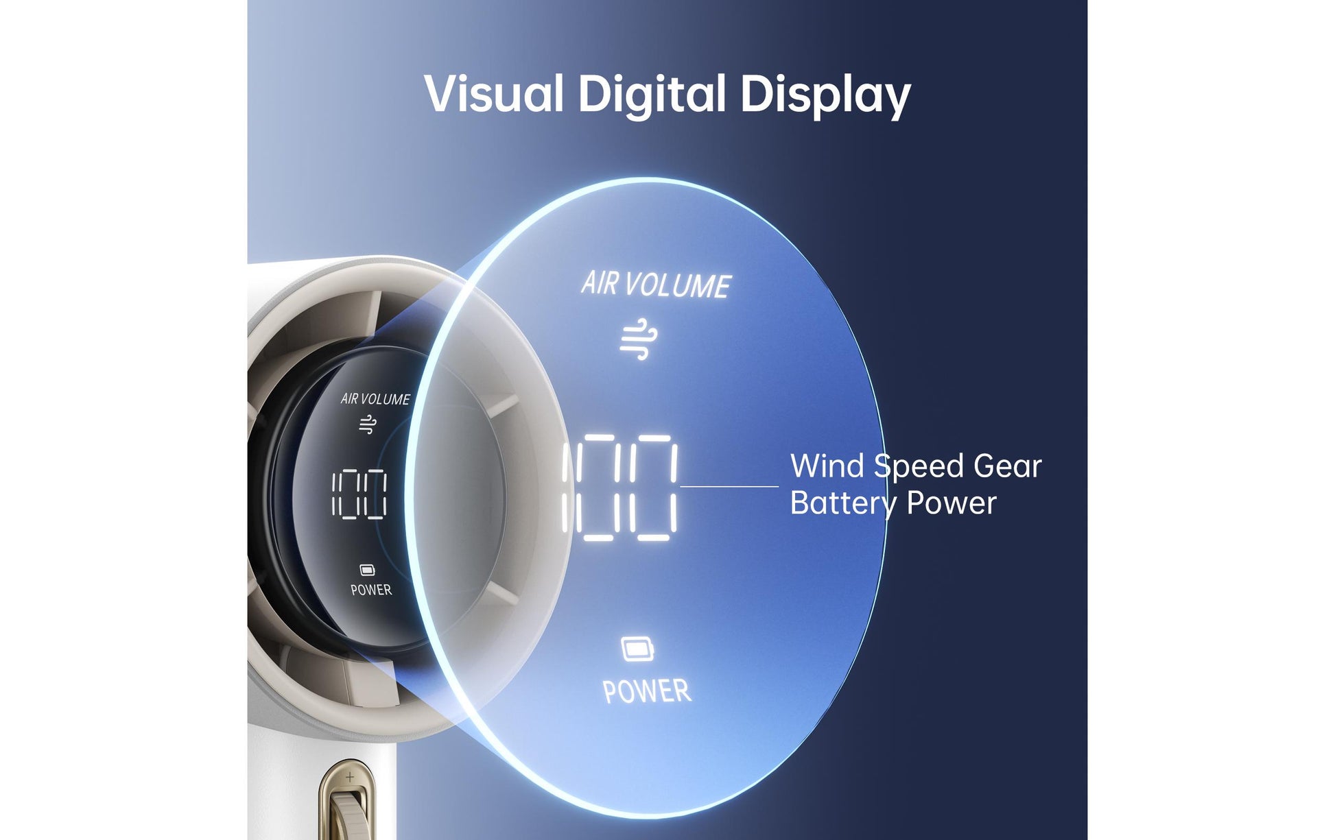 JisuLife Handventilator Pro 1 – 3600 mAh, USB-C, Weiss