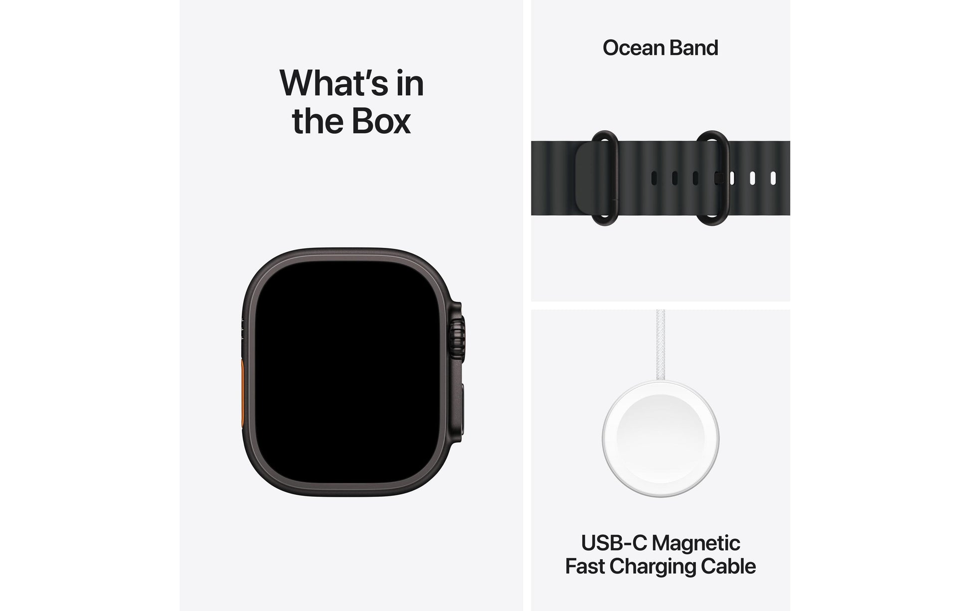 Apple Watch Ultra 2 (2024) – Smartwatch – 49 mm, LTE, OLED, Saphirglas, 100 m, Schwarz Titan