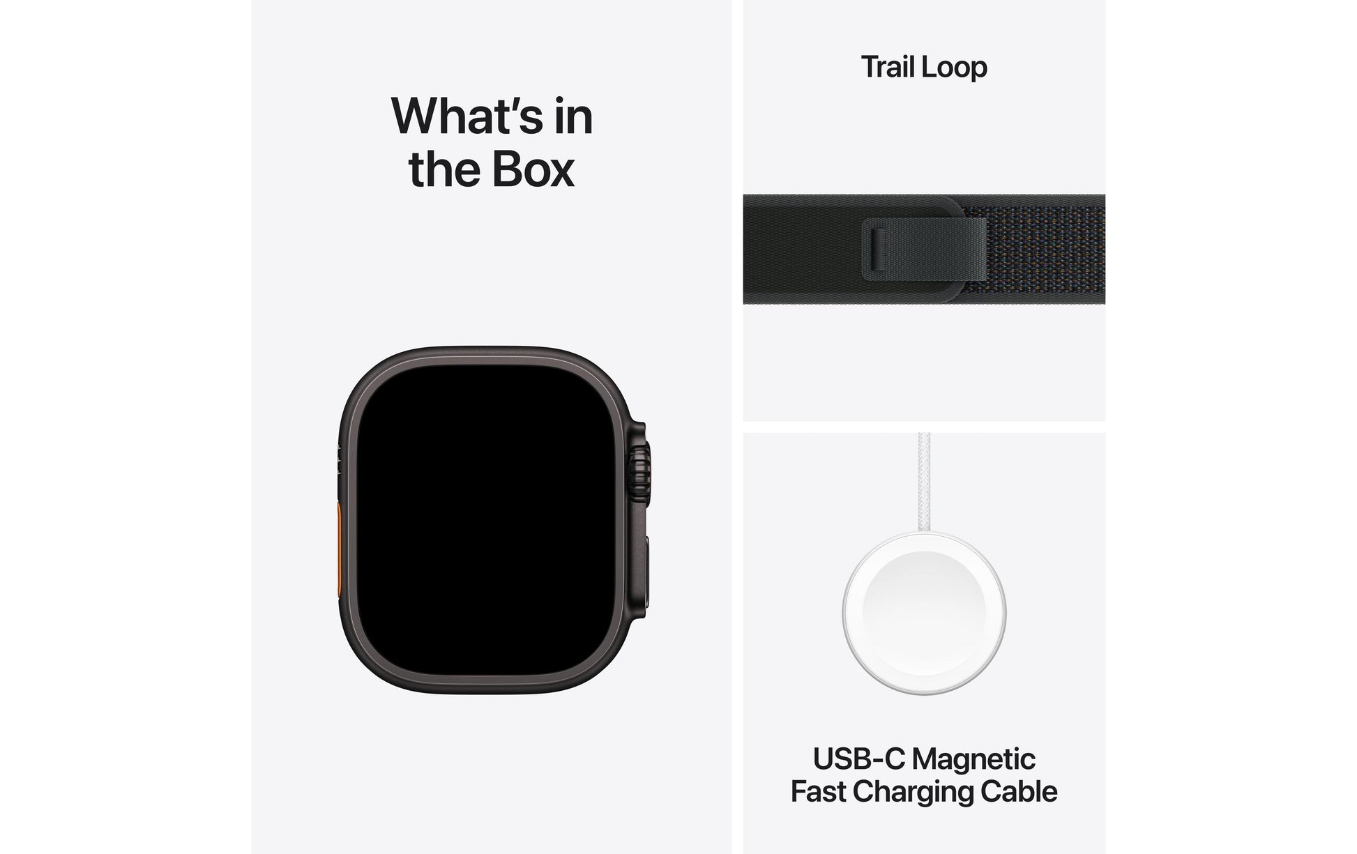 Apple Watch Ultra 2 (2024) – Smartwatch – 49 mm, LTE, OLED, Saphirglas, 100 m, Schwarz Titanium, Bandgrösse S/M