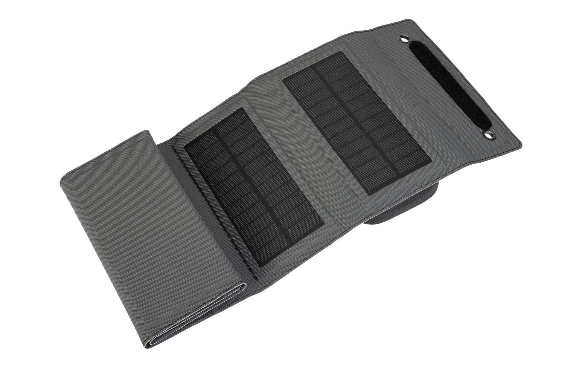 ONIT Powerbank 10000 mAh, PD 20 W, Kabelloses Laden, Solarpanel 10,8 W, Schwarz