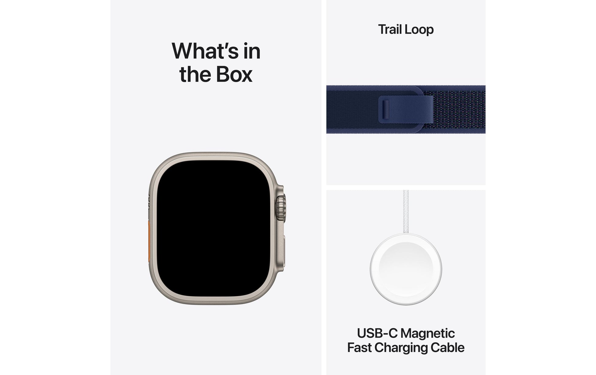 Apple Watch Ultra 2 (2024) – Smartwatch – 44 mm, LTE, OLED, Saphirglas, 100 m, Natürliches Titan