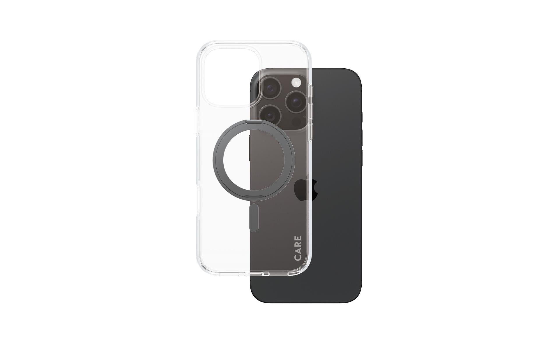 PanzerGlass CARE Backcover – für Apple iPhone 16 Pro Max – Transparent, bis 4,8 m sturzsicher