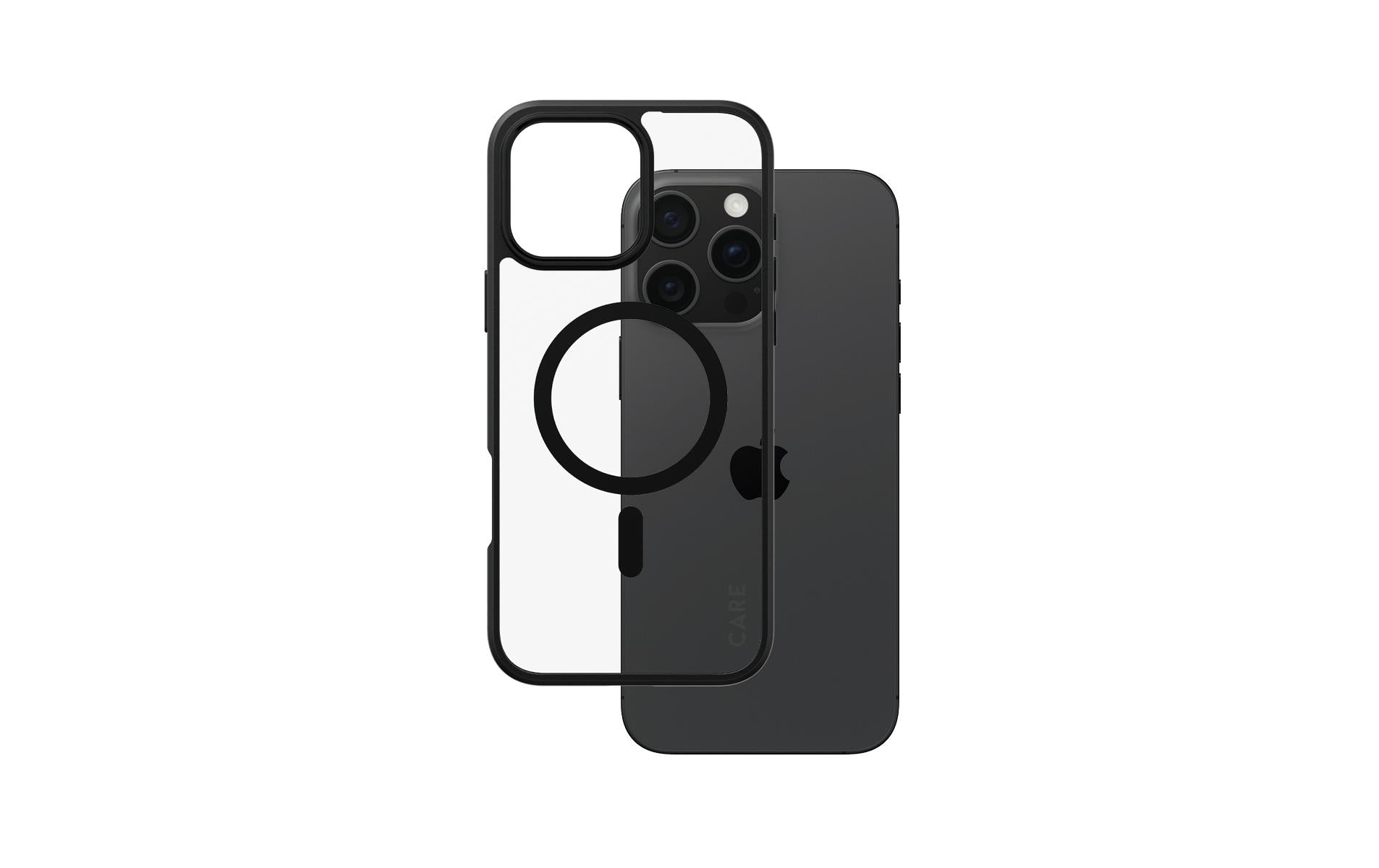 PanzerGlass CARE Flagship Backcover – für Apple iPhone 16 Pro Max, Transparent, bis 4,8 m sturzsicher
