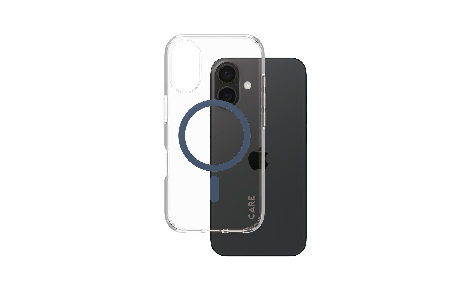 PanzerGlass Backcover CARE Flagship – für Apple iPhone 16 – blau – MagSafe-kompatibel