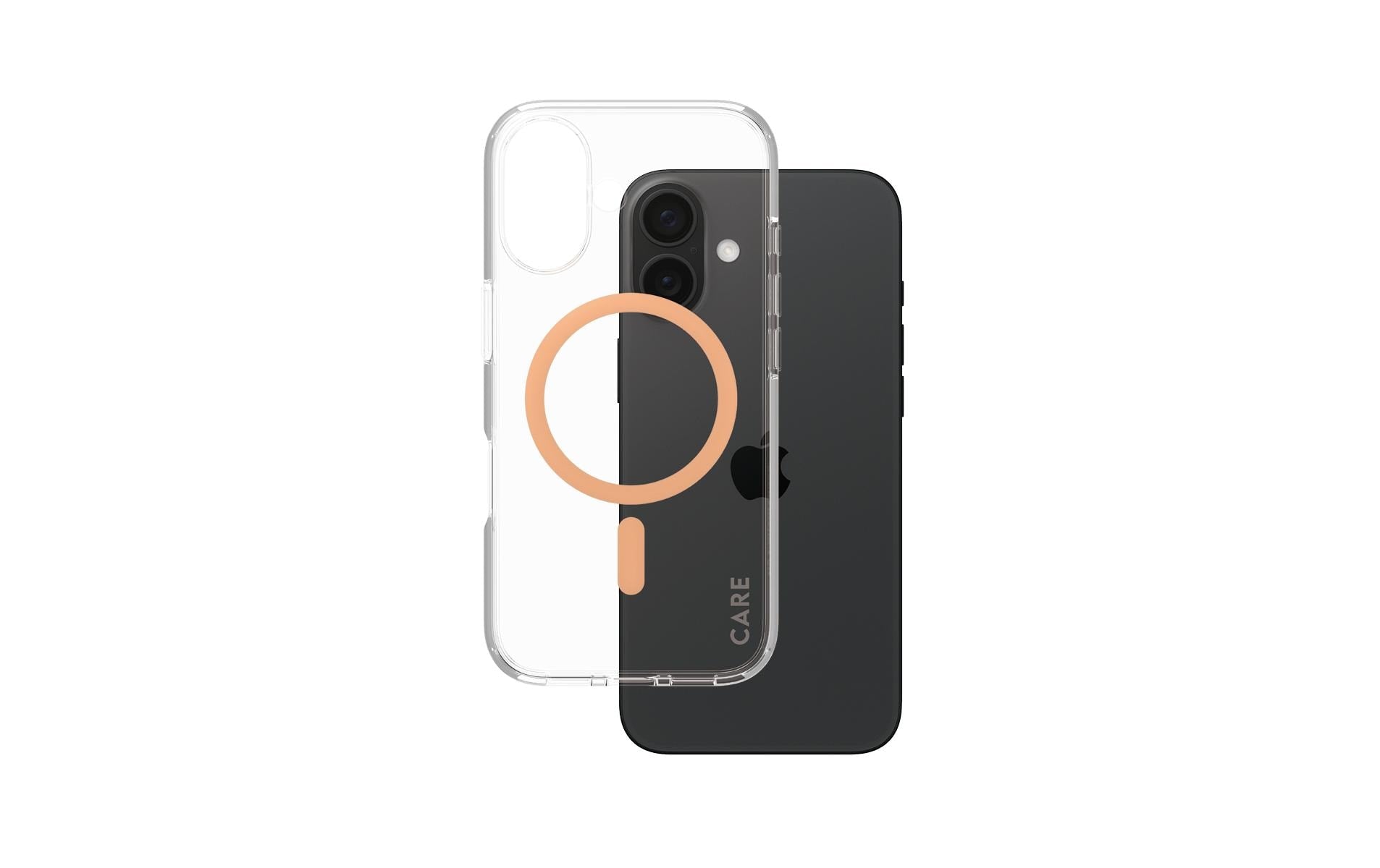 PanzerGlass Backcover Flagship – für Apple iPhone 16 – Peachy (orange) – MagSafe-kompatibel
