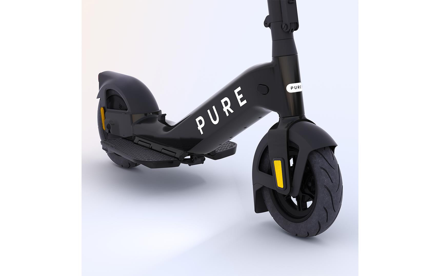 Pure electric Advance – E-Scooter – 500 W, 20 km/h, Reichweite bis 40 km, 345,6 Wh, schwarz matt