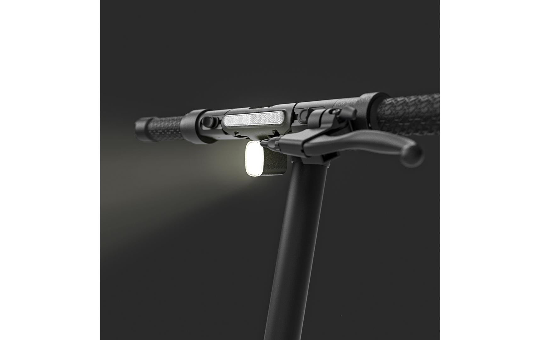 Pure electric Advance – E-Scooter – 500 W, 20 km/h, Reichweite bis 40 km, 345,6 Wh, schwarz matt