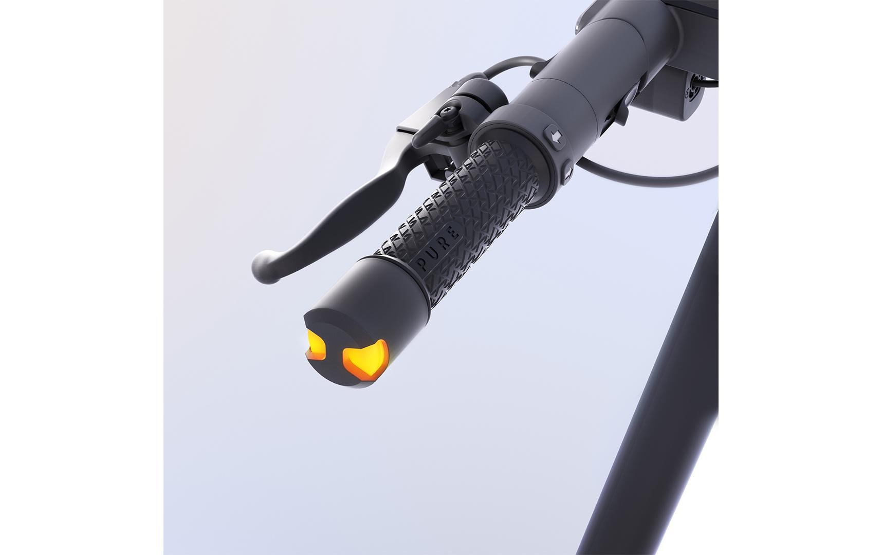 Pure electric Advance – E-Scooter – 500 W, 20 km/h, Reichweite bis 40 km, 345,6 Wh, schwarz matt