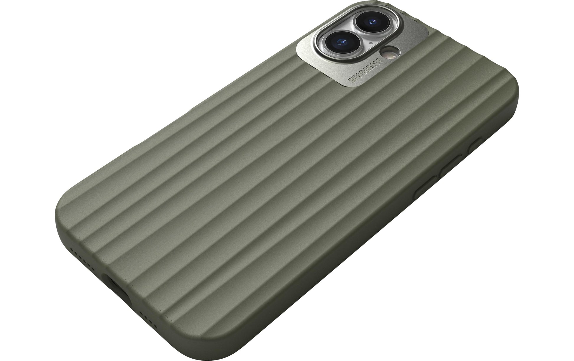 Nudient – Backcover Bold – für Apple iPhone 16 Plus – Olive – MagSafe-kompatibel