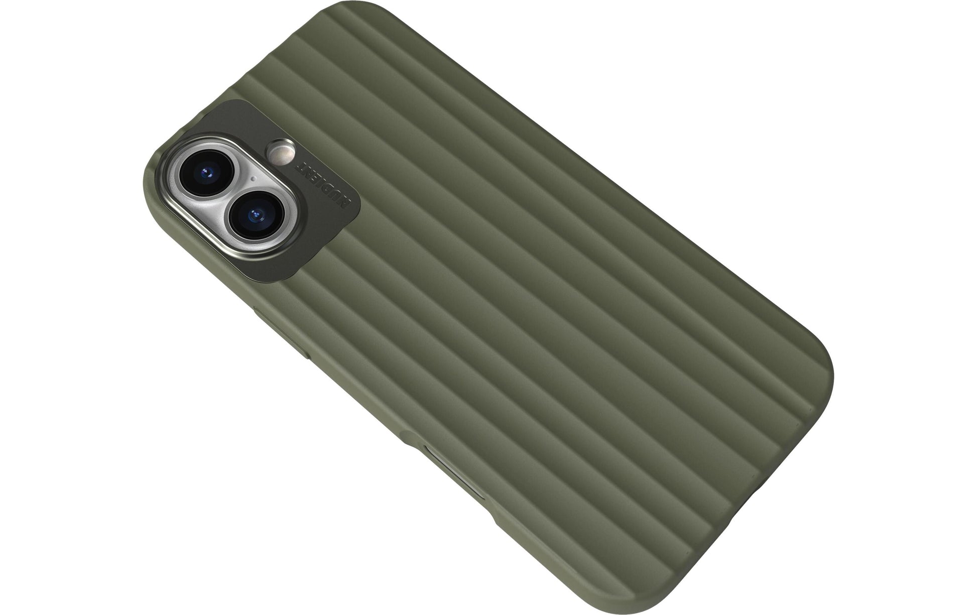 Nudient – Backcover Bold – für Apple iPhone 16 Plus – Olive – MagSafe-kompatibel