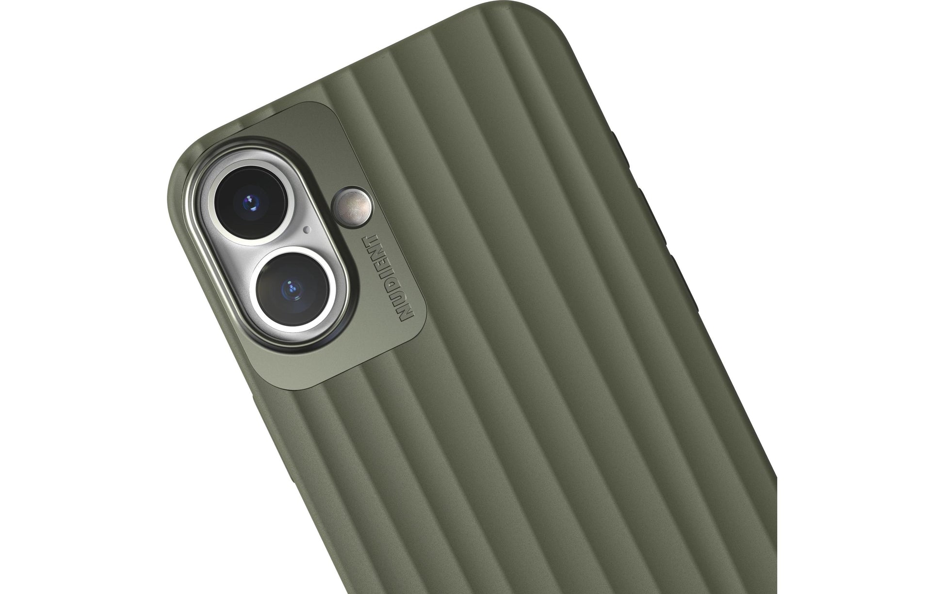 Nudient – Backcover Bold – für Apple iPhone 16 Plus – Olive – MagSafe-kompatibel