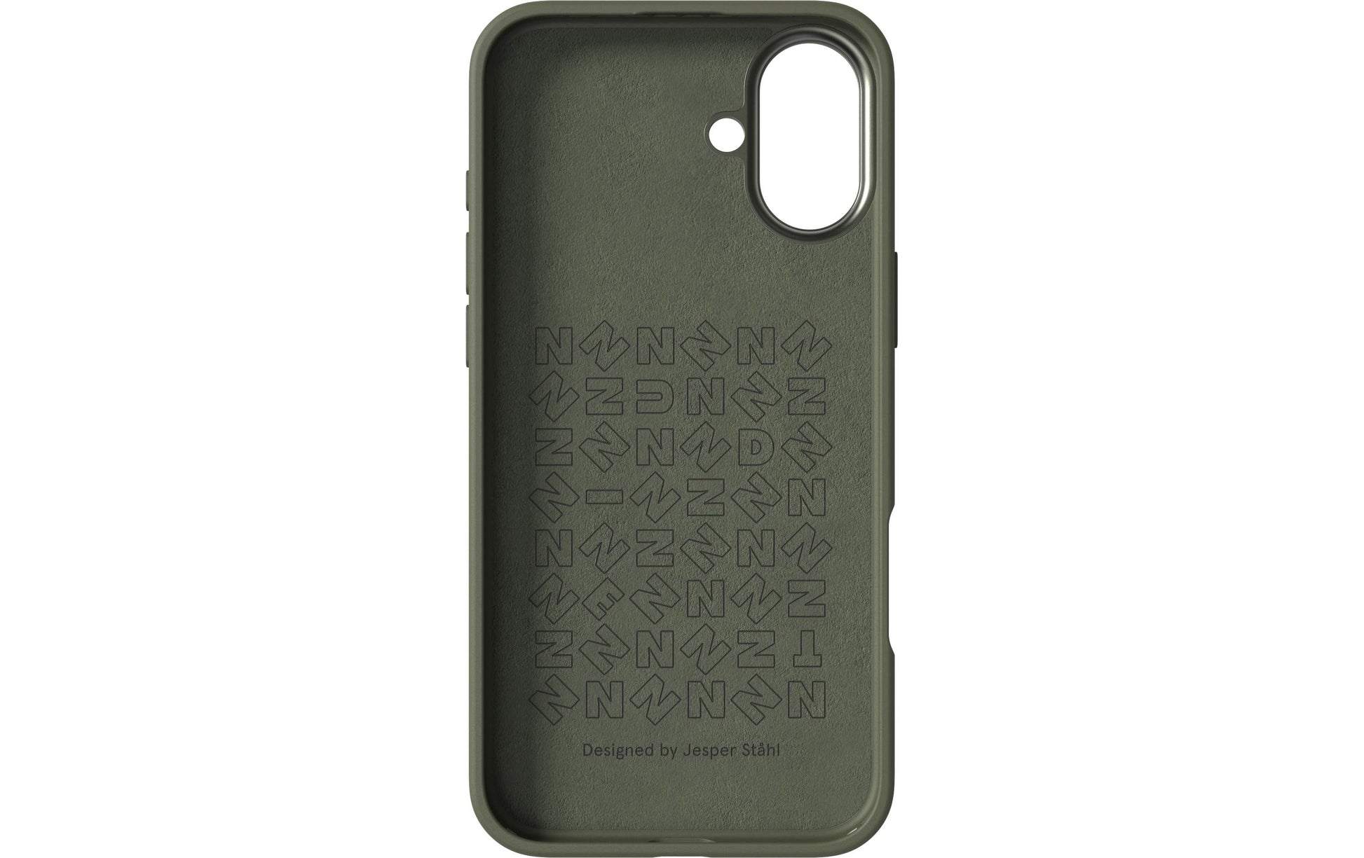 Nudient – Backcover Bold – für Apple iPhone 16 Plus – Olive – MagSafe-kompatibel