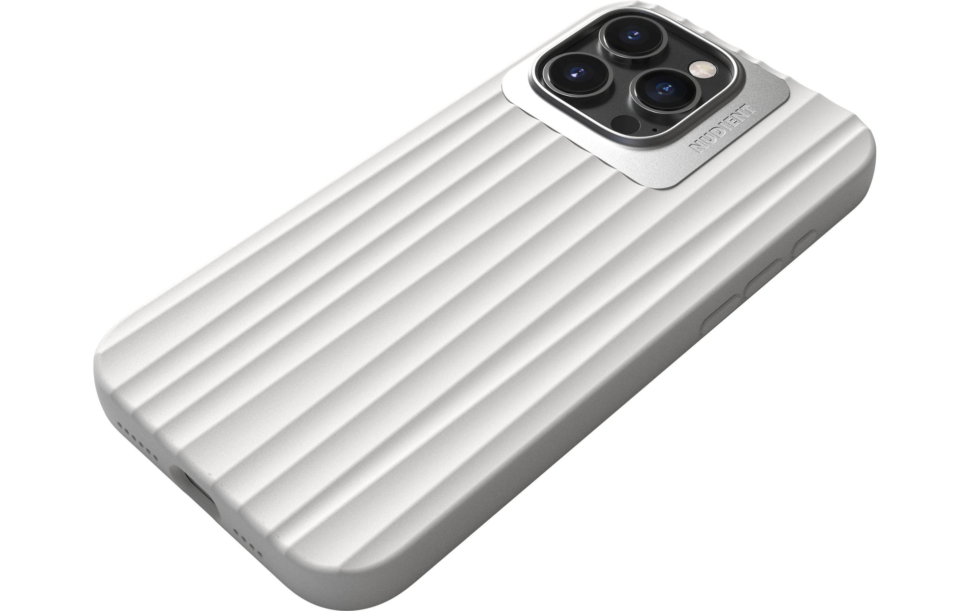 Nudient – Backcover – für Apple iPhone 16 Pro Max – weiss – MagSafe-kompatibel