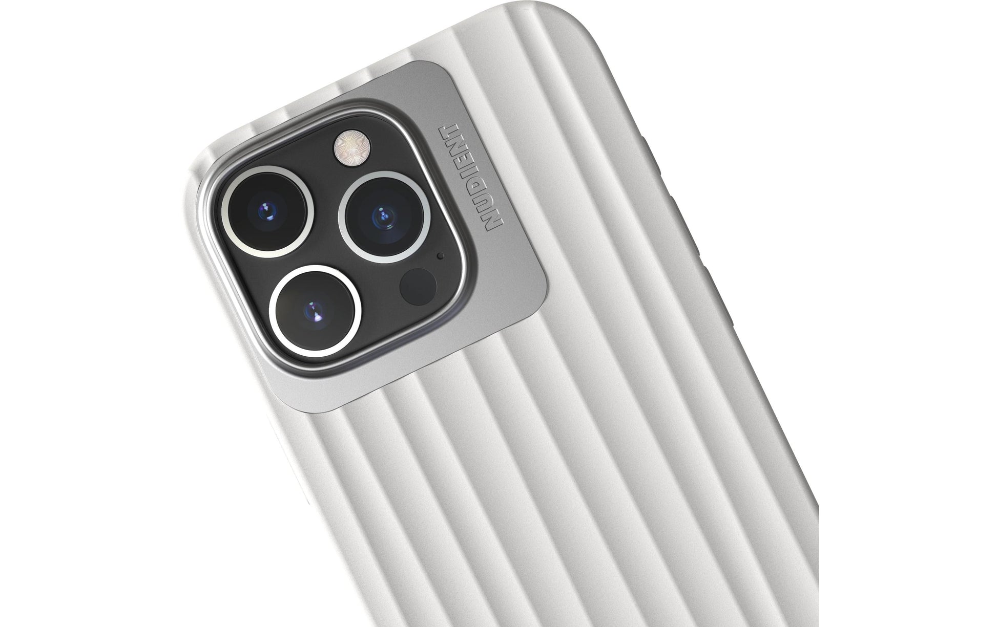 Nudient – Backcover – für Apple iPhone 16 Pro Max – weiss – MagSafe-kompatibel