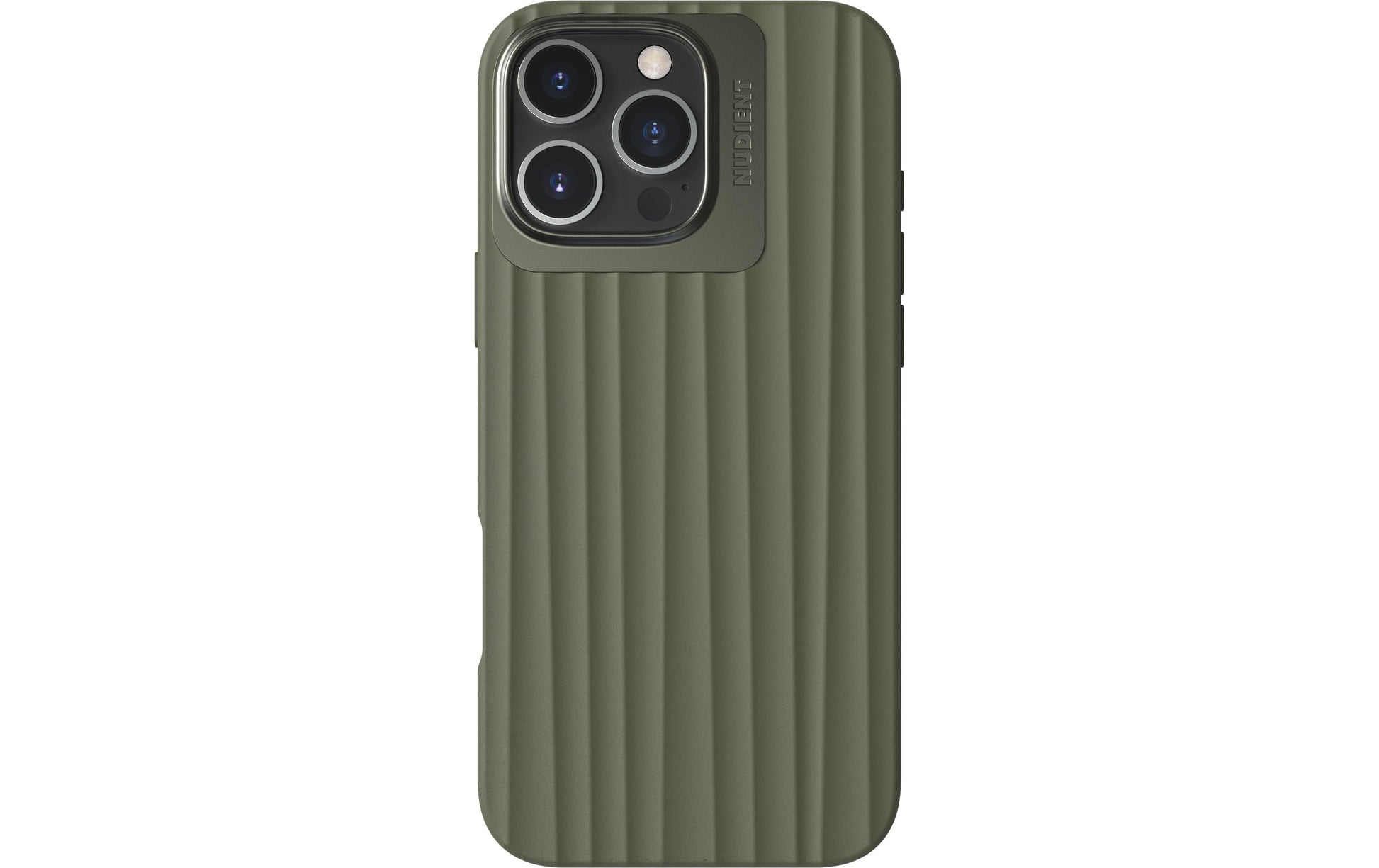 Nudient – Backcover Bold – für Apple iPhone 16 Pro Max – olive – MagSafe-kompatibel
