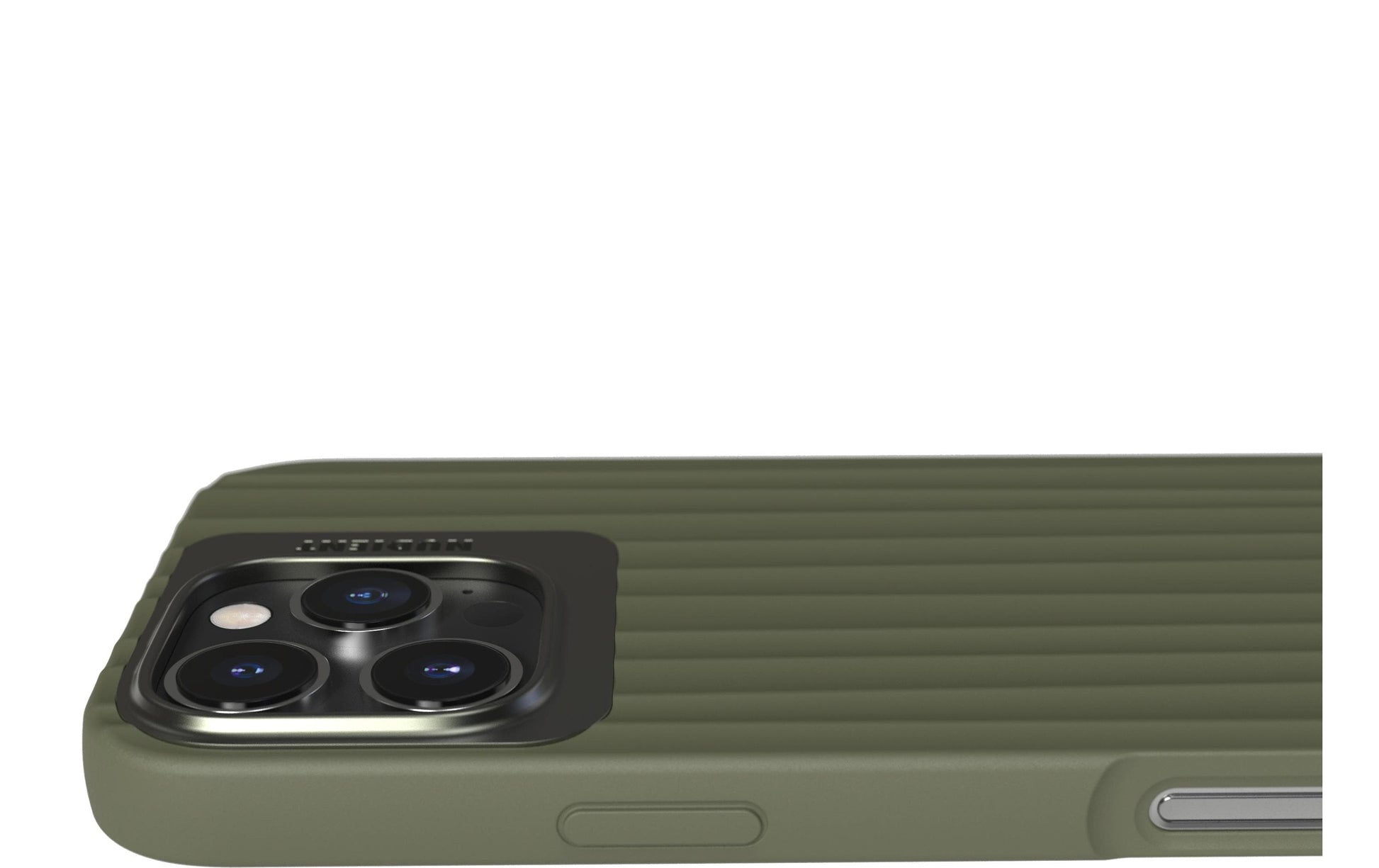 Nudient – Backcover Bold – für Apple iPhone 16 Pro Max – olive – MagSafe-kompatibel