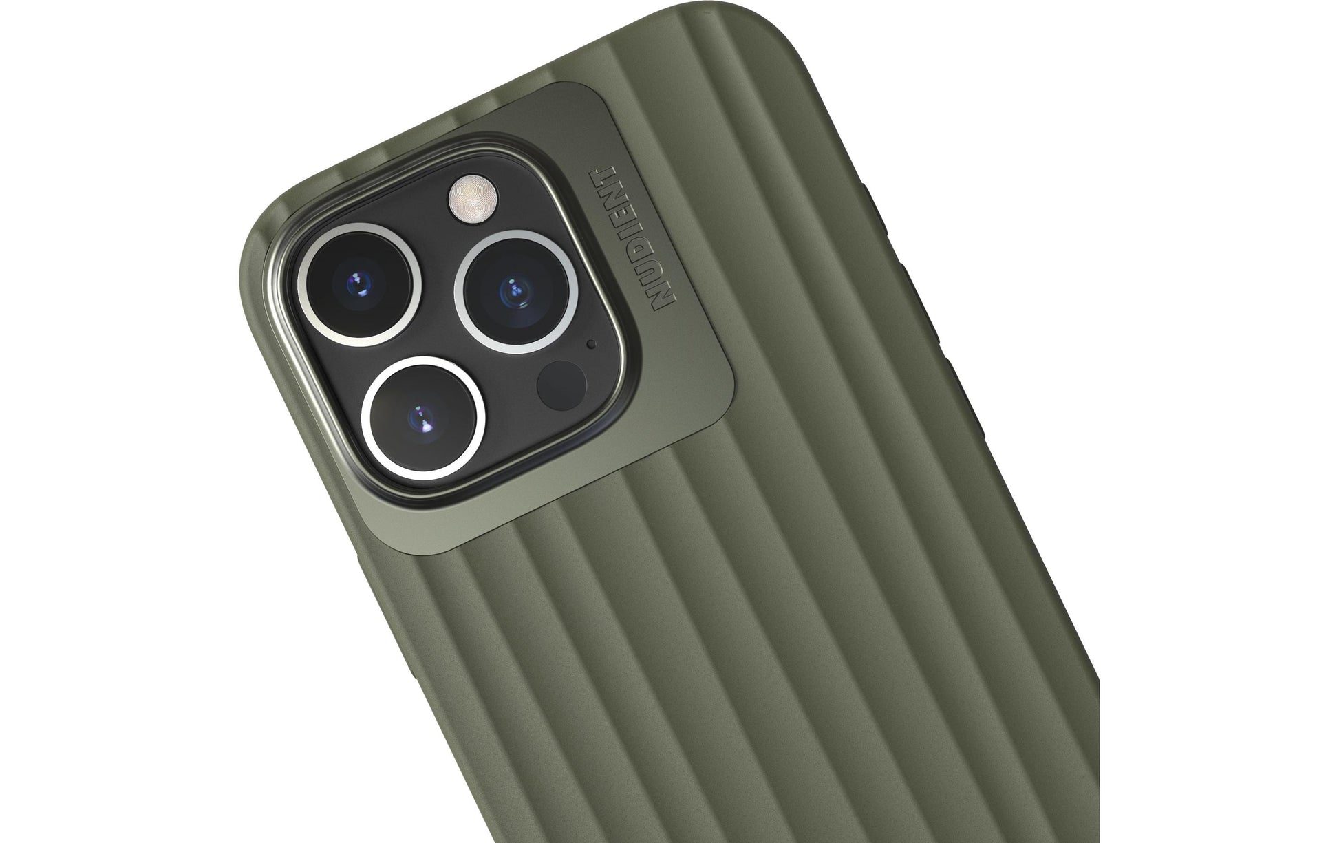 Nudient – Backcover Bold – für Apple iPhone 16 Pro Max – olive – MagSafe-kompatibel