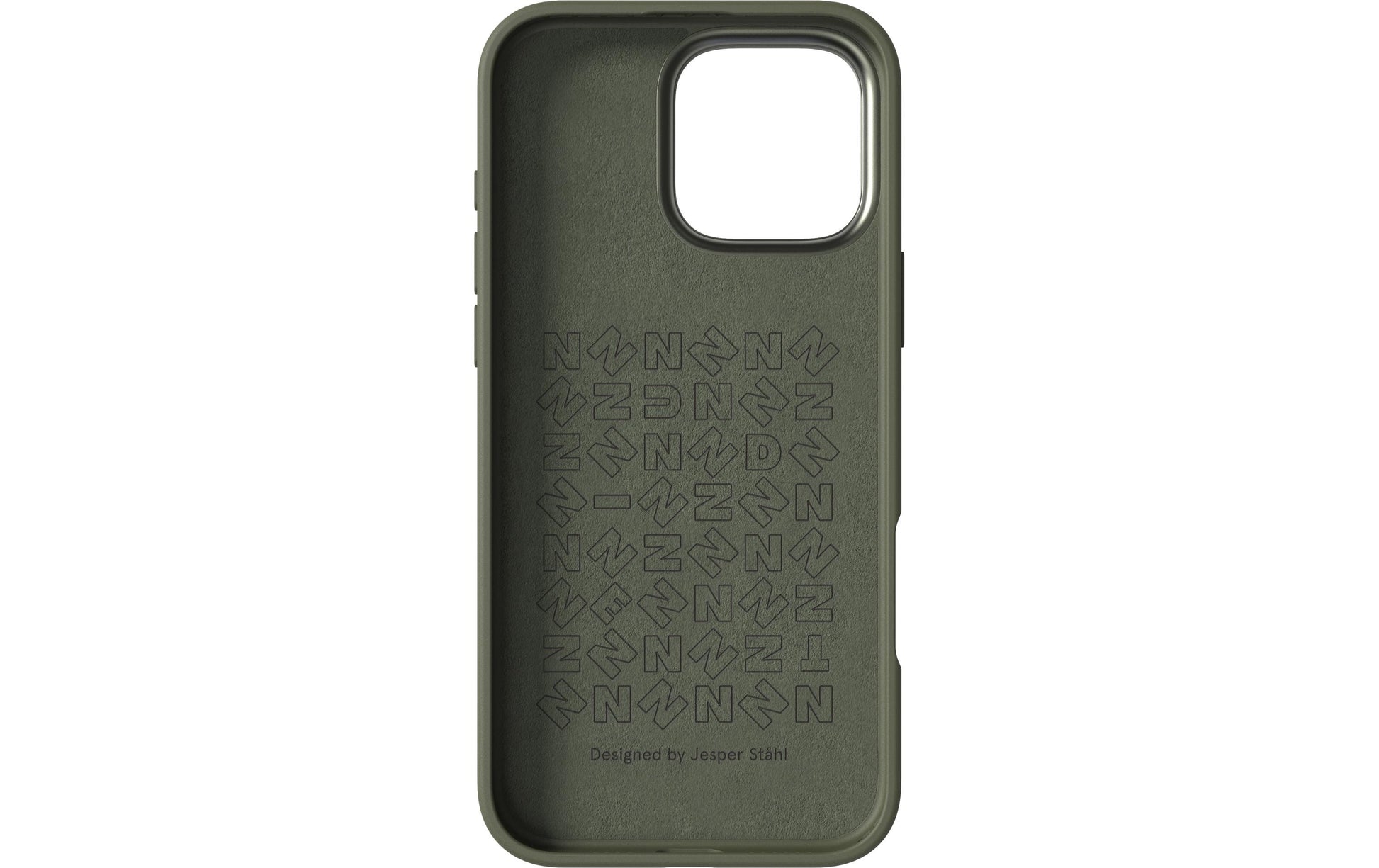 Nudient – Backcover Bold – für Apple iPhone 16 Pro Max – olive – MagSafe-kompatibel
