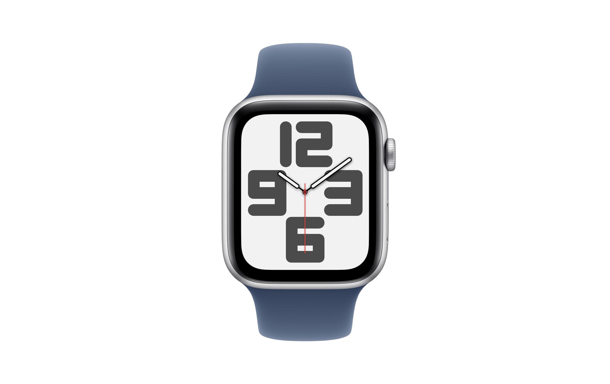 Apple Watch SE (2024) – Smartwatch – 44 mm, LTE, OLED, Ion-X Glas, 50 m, Blau, Bandgrösse S/M