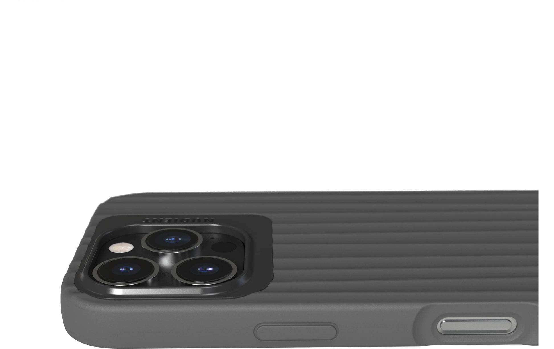 Nudient – Backcover – für Apple iPhone 16 Pro – schwarz – MagSafe-kompatibel